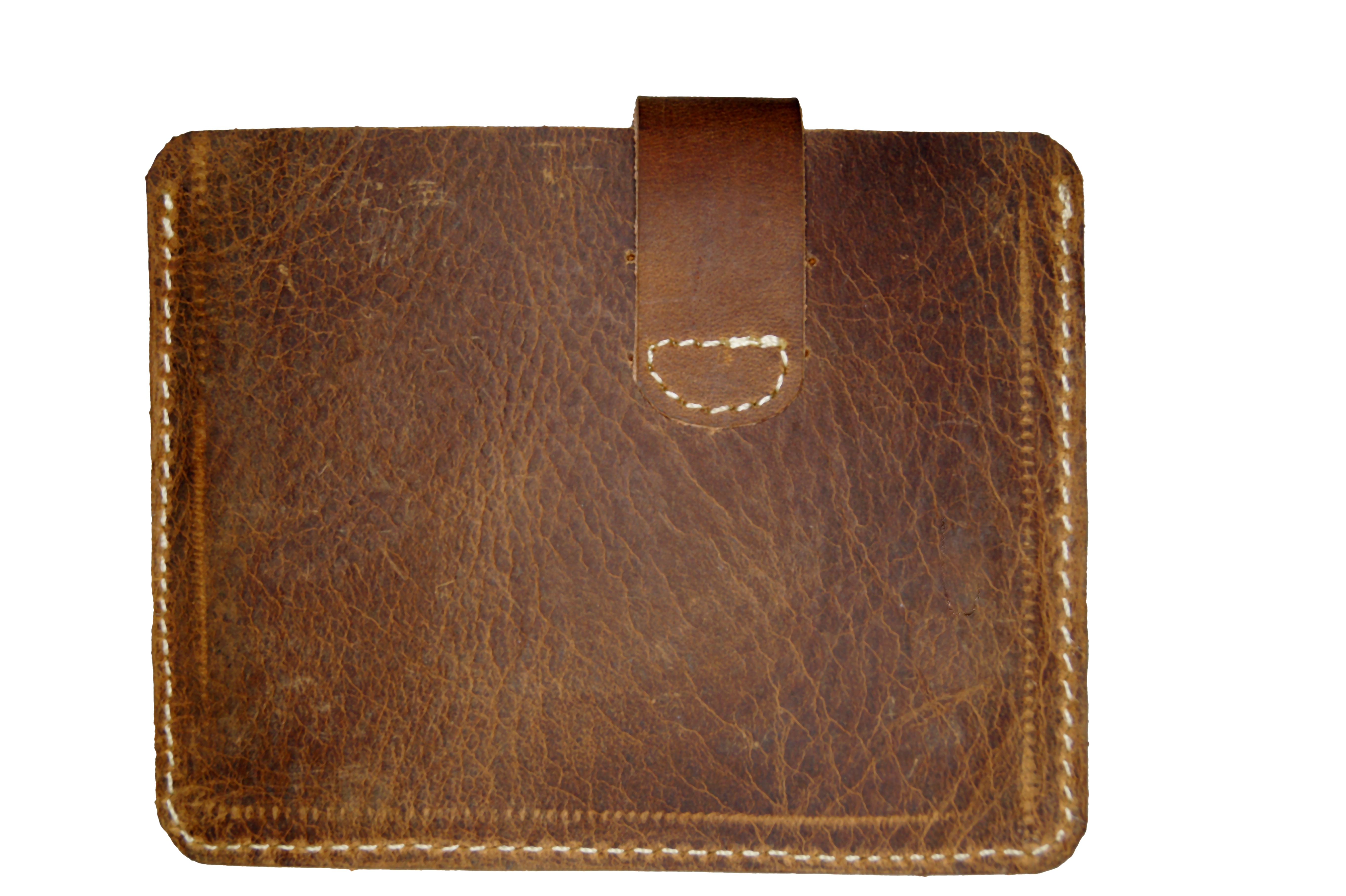 Vhaan's Heritage Oil Pulled Up Leather Card Holder - RAW shade