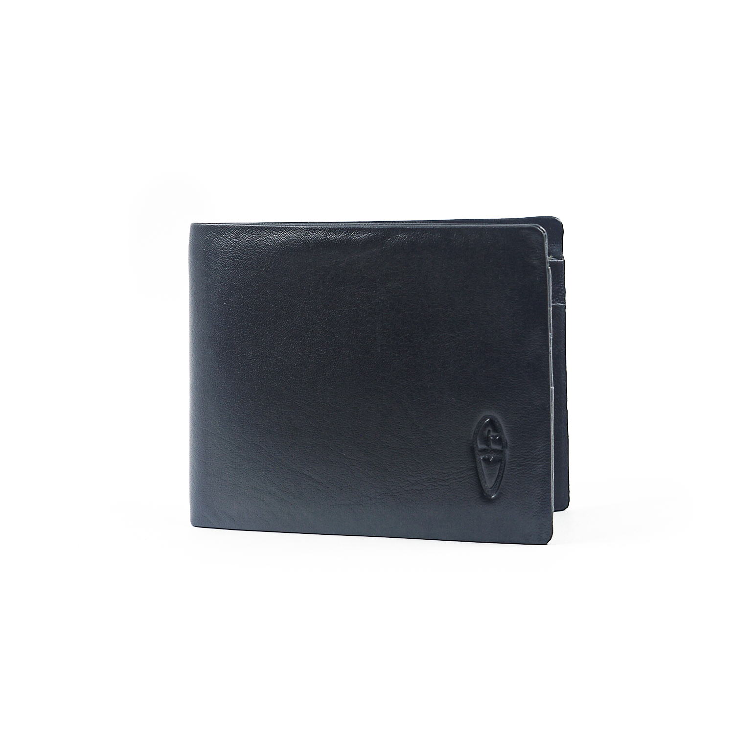 Seamless Elegance: RFID-Protected Stitchless Premium NAPPA Leather Wallets for Men - Black