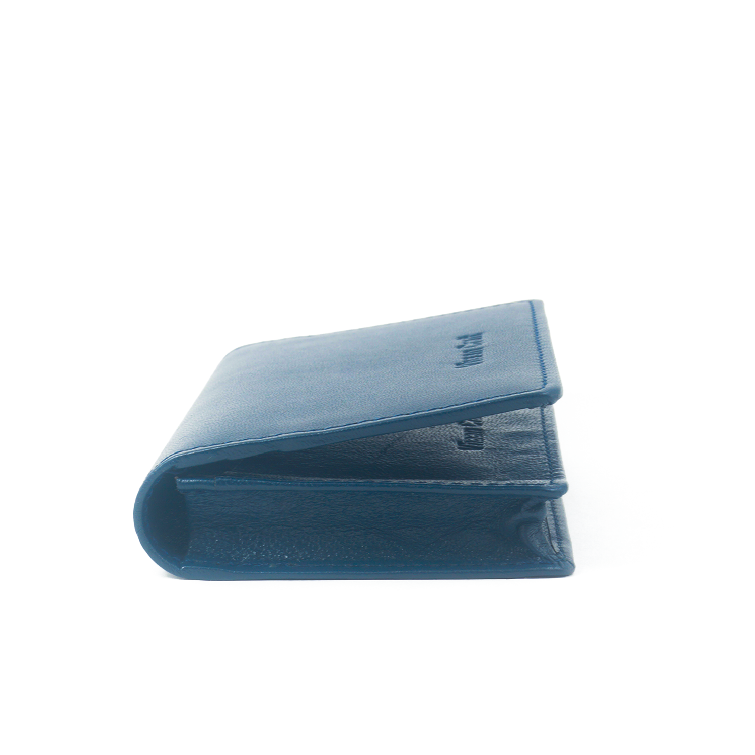 Premium Leather Card Holder with Protective Cover by Vhaan - Blue