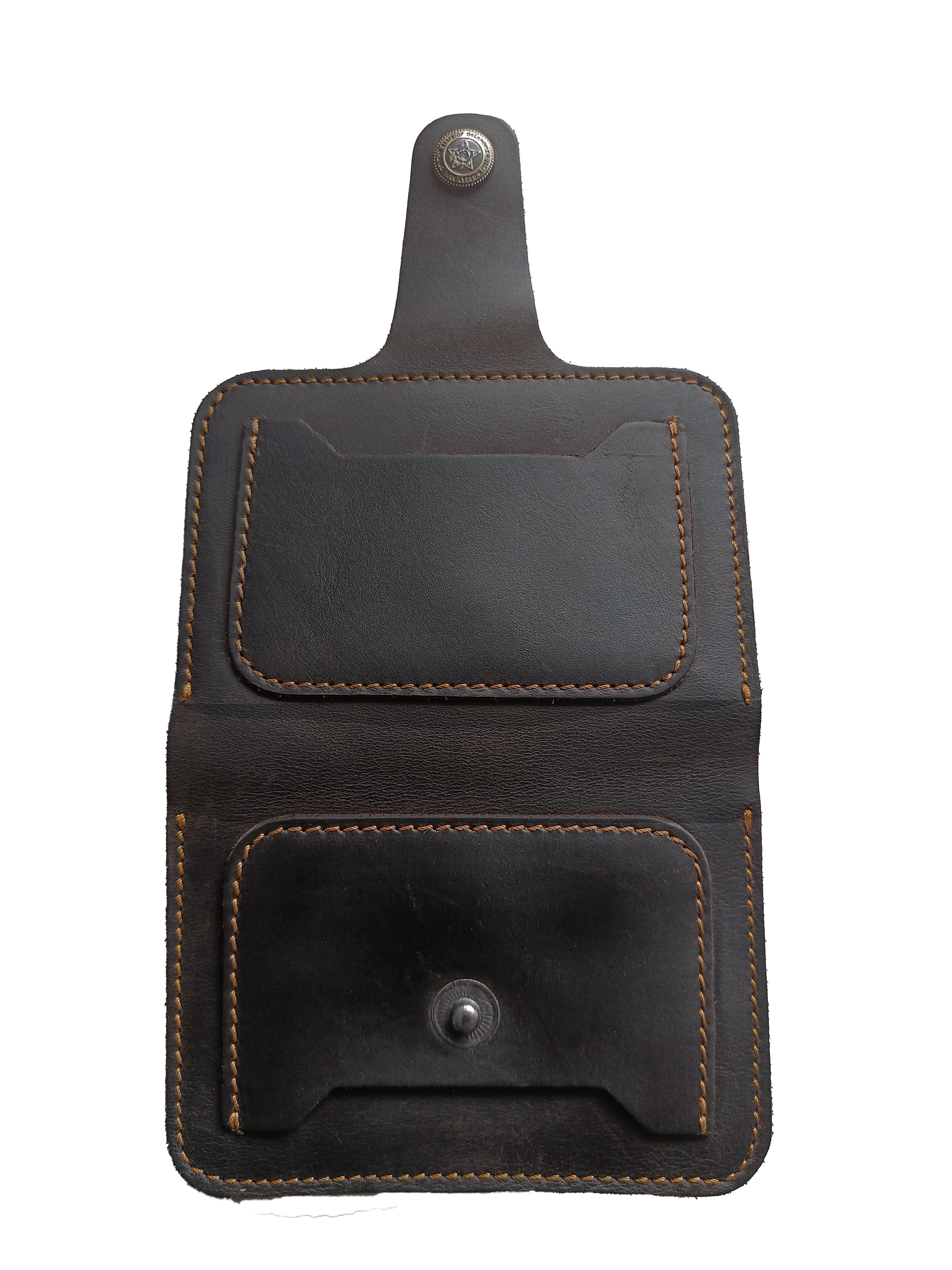 Elysian Handcrafted Organic Leather Bifold Card holder