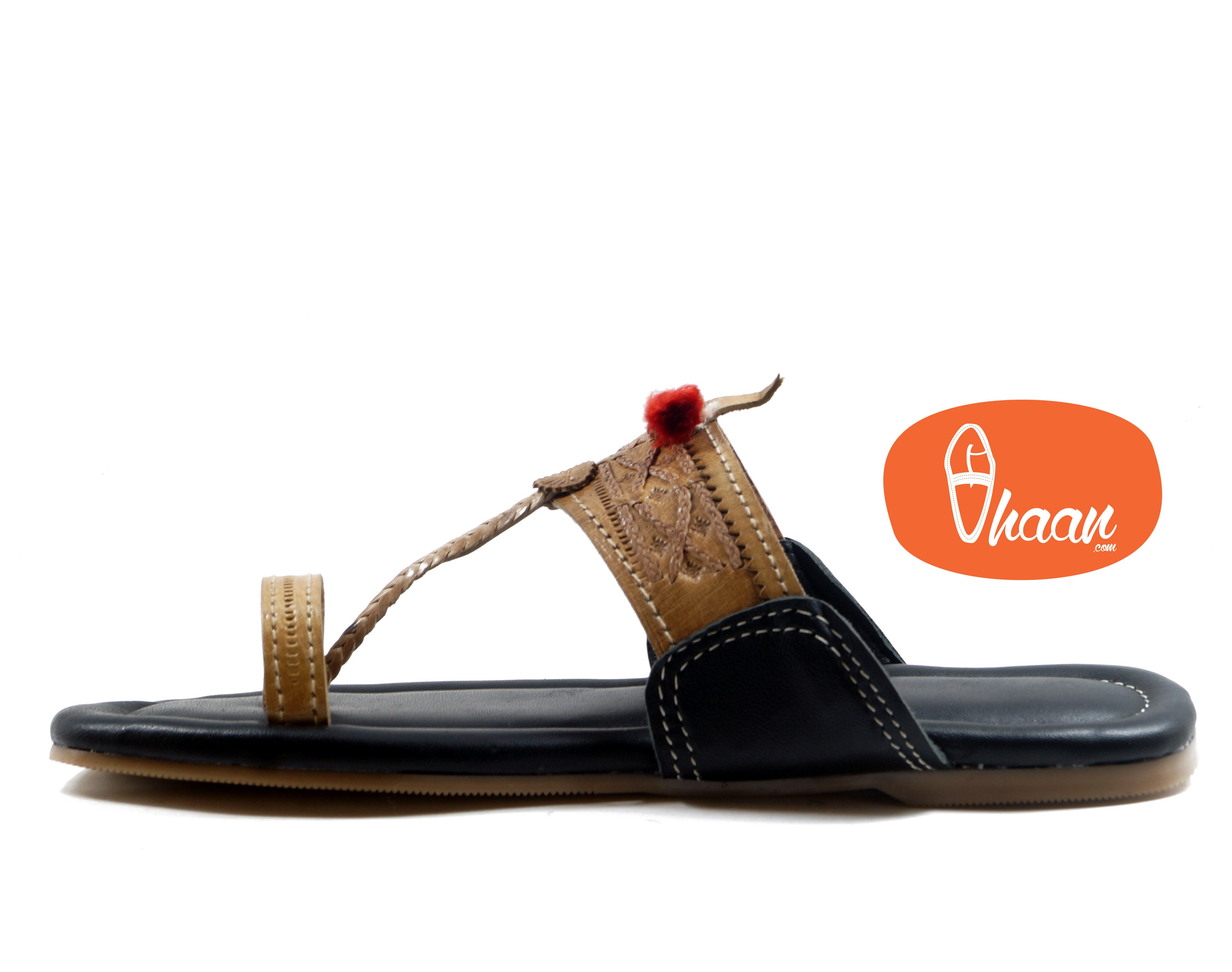 Ladies Anti Slippery Kolhapuri best Crafted Without Jari.-vhaanfootwear-6-vhaanfootwear