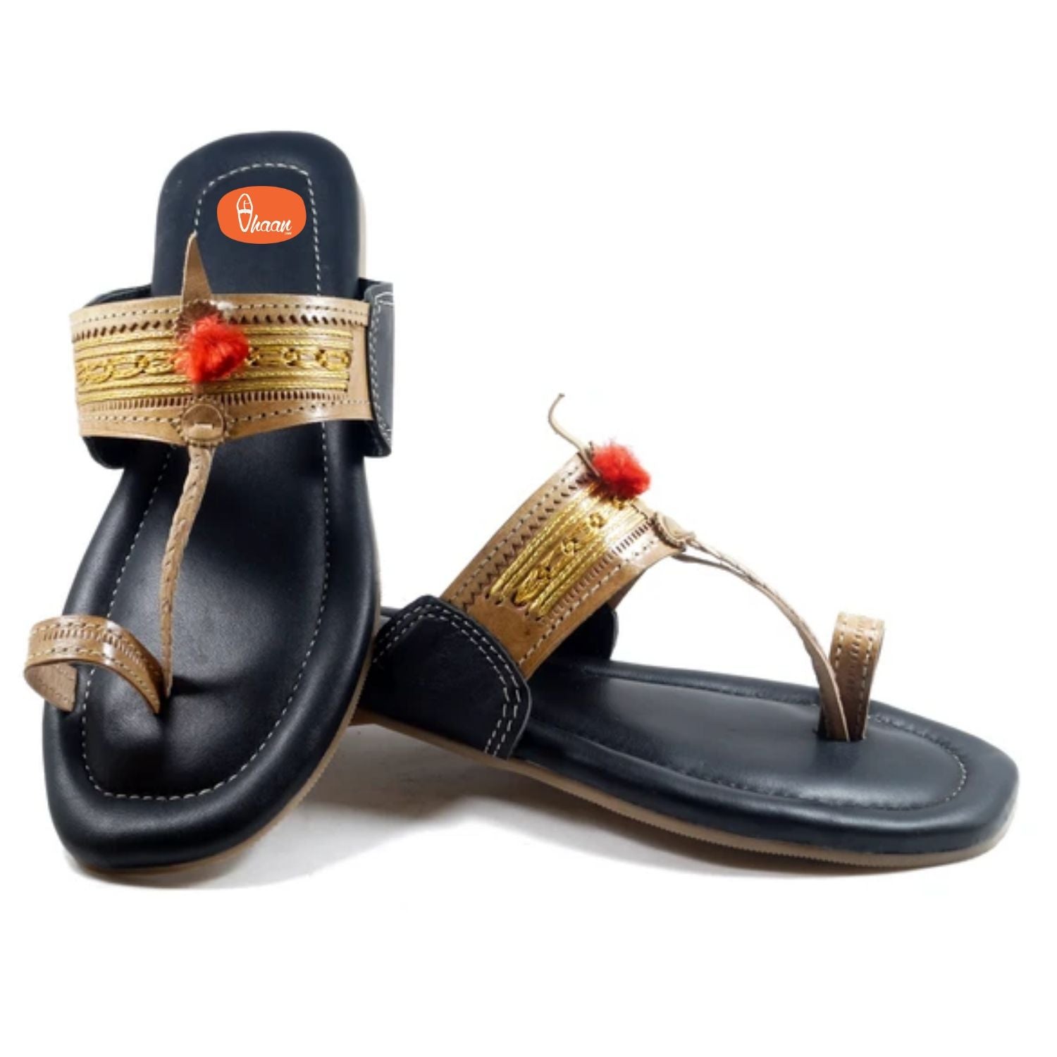 Ladies Anti Slippery Kolhapuri best Crafted .-vhaanfootwear-6-vhaanfootwear