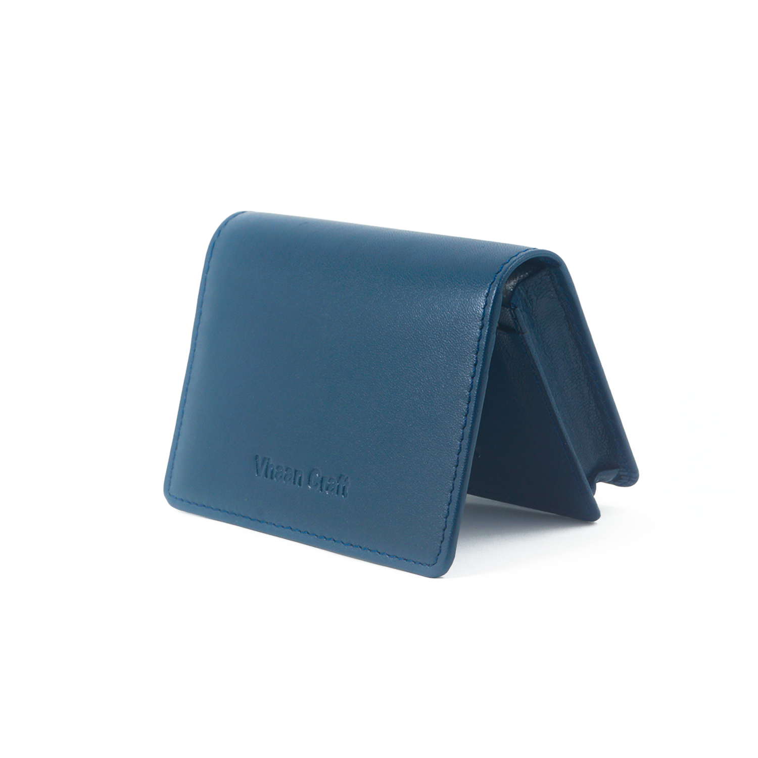 Premium Leather Card Holder with Protective Cover by Vhaan