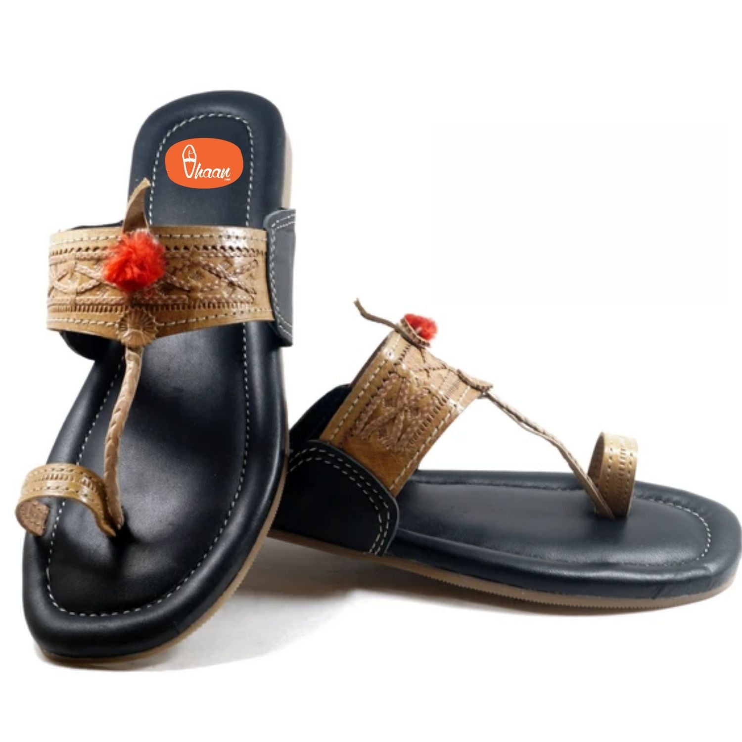 Ladies Anti Slippery Kolhapuri best Crafted Without Jari.-vhaanfootwear-6-vhaanfootwear