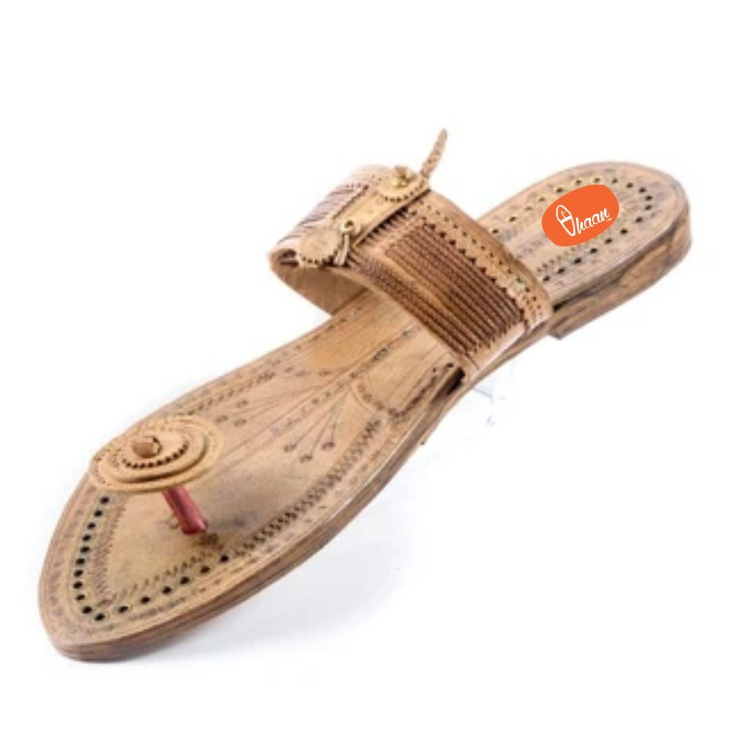 Pure handicraft made in best quality Leather Paduka(Khatav)
