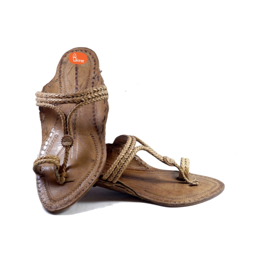Veni Antique Design Ladies Kolhapuri Chappal