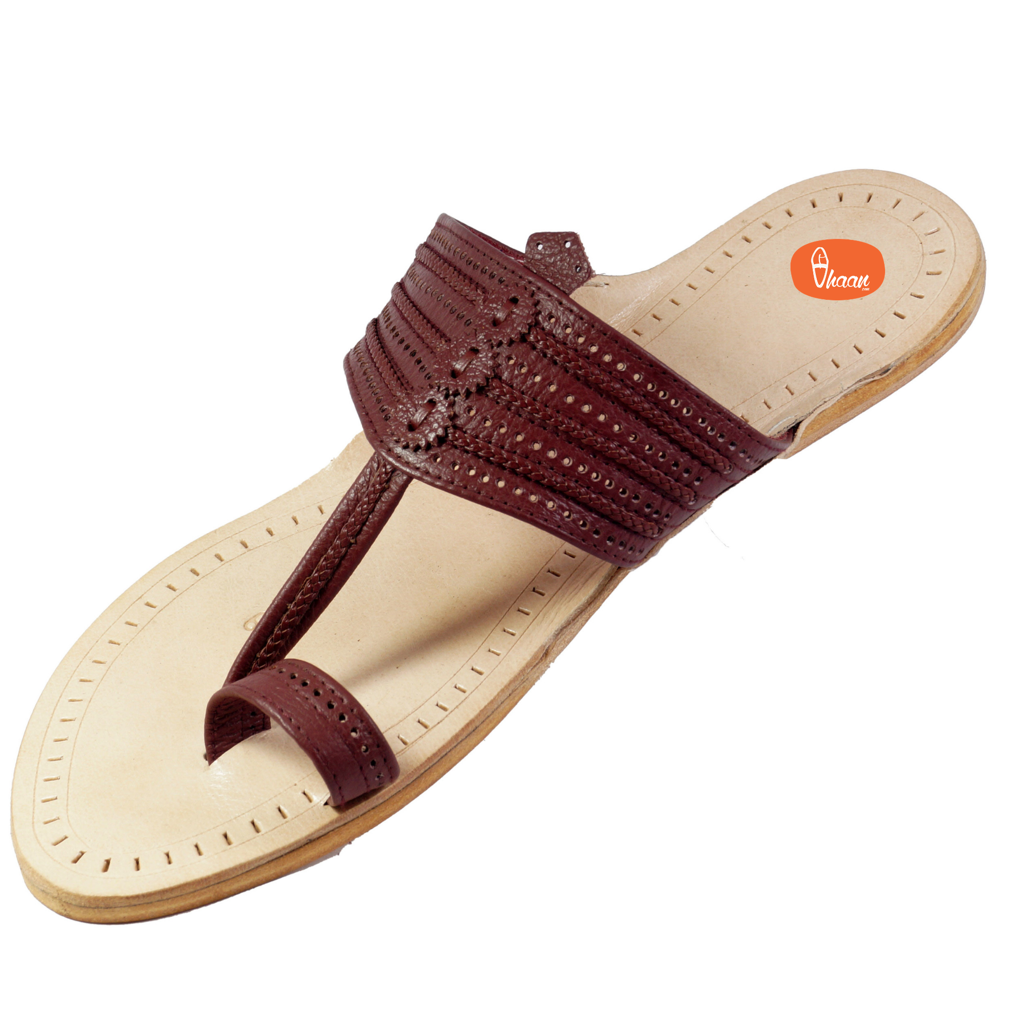 leather chappal for men