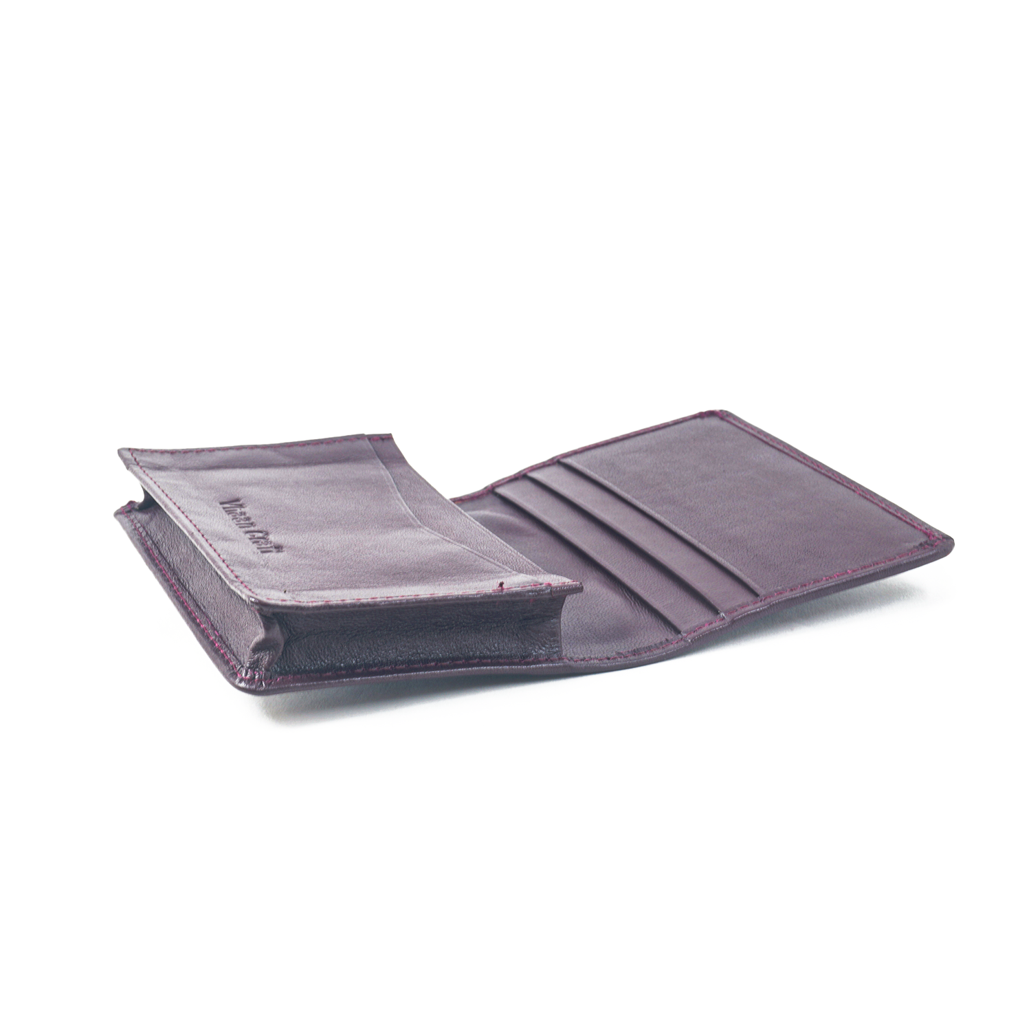 Premium Leather Card Holder with Protective Cover by Vhaan