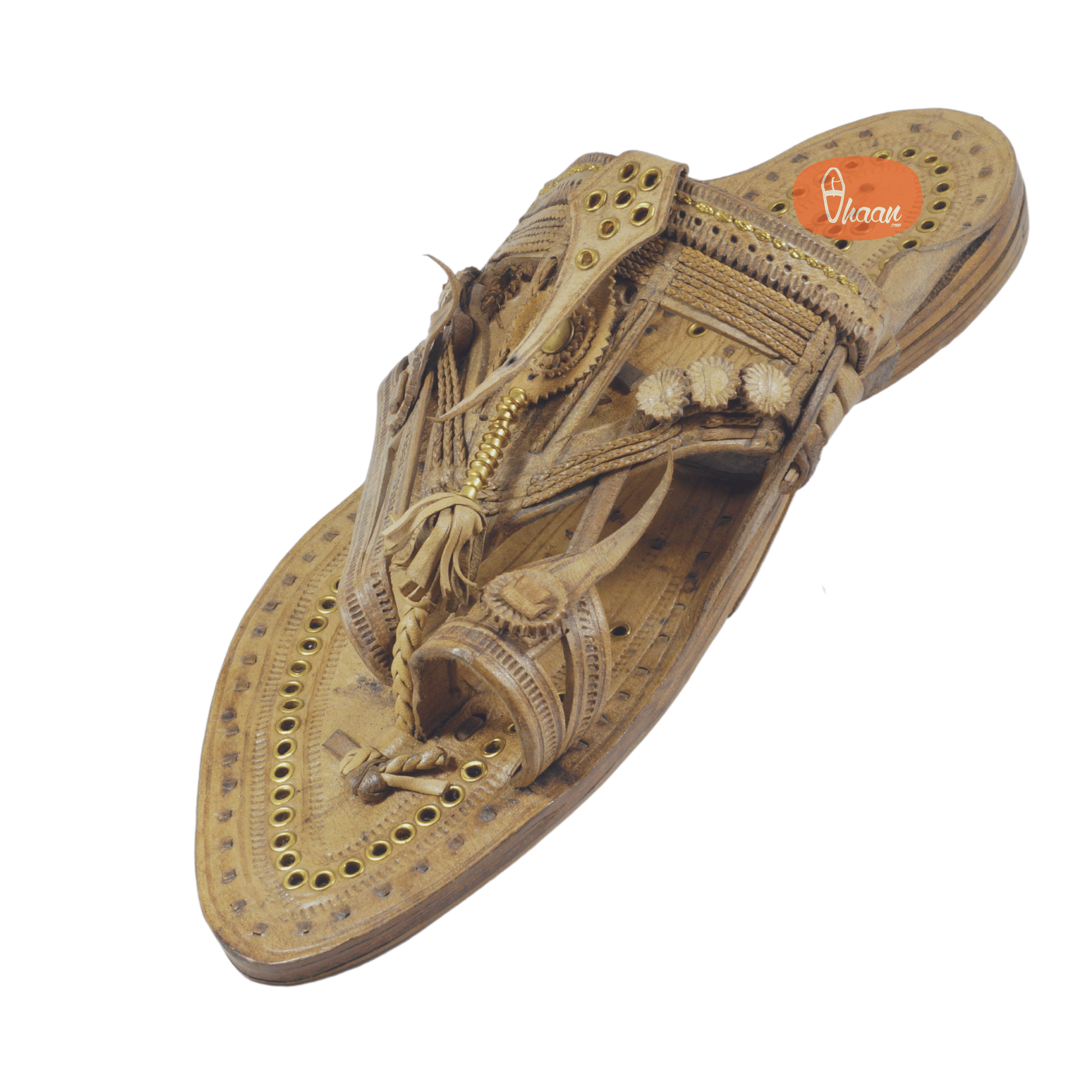 Khas Antique Handmade Shahu Kolhapuri by Vhaan