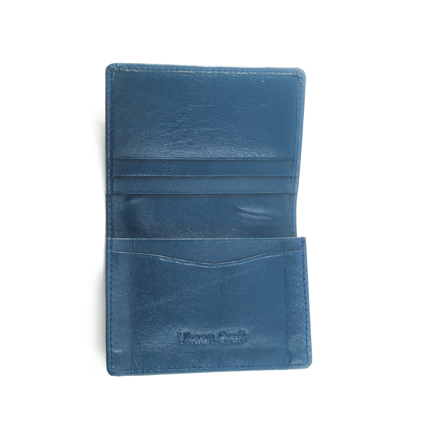 Premium Leather Card Holder with Protective Cover by Vhaan