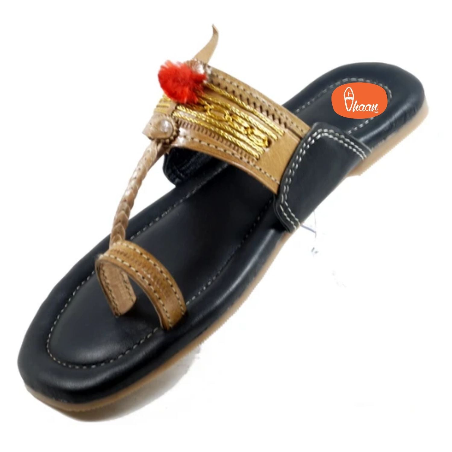 Ladies Anti Slippery Kolhapuri best Crafted .-vhaanfootwear-6-vhaanfootwear