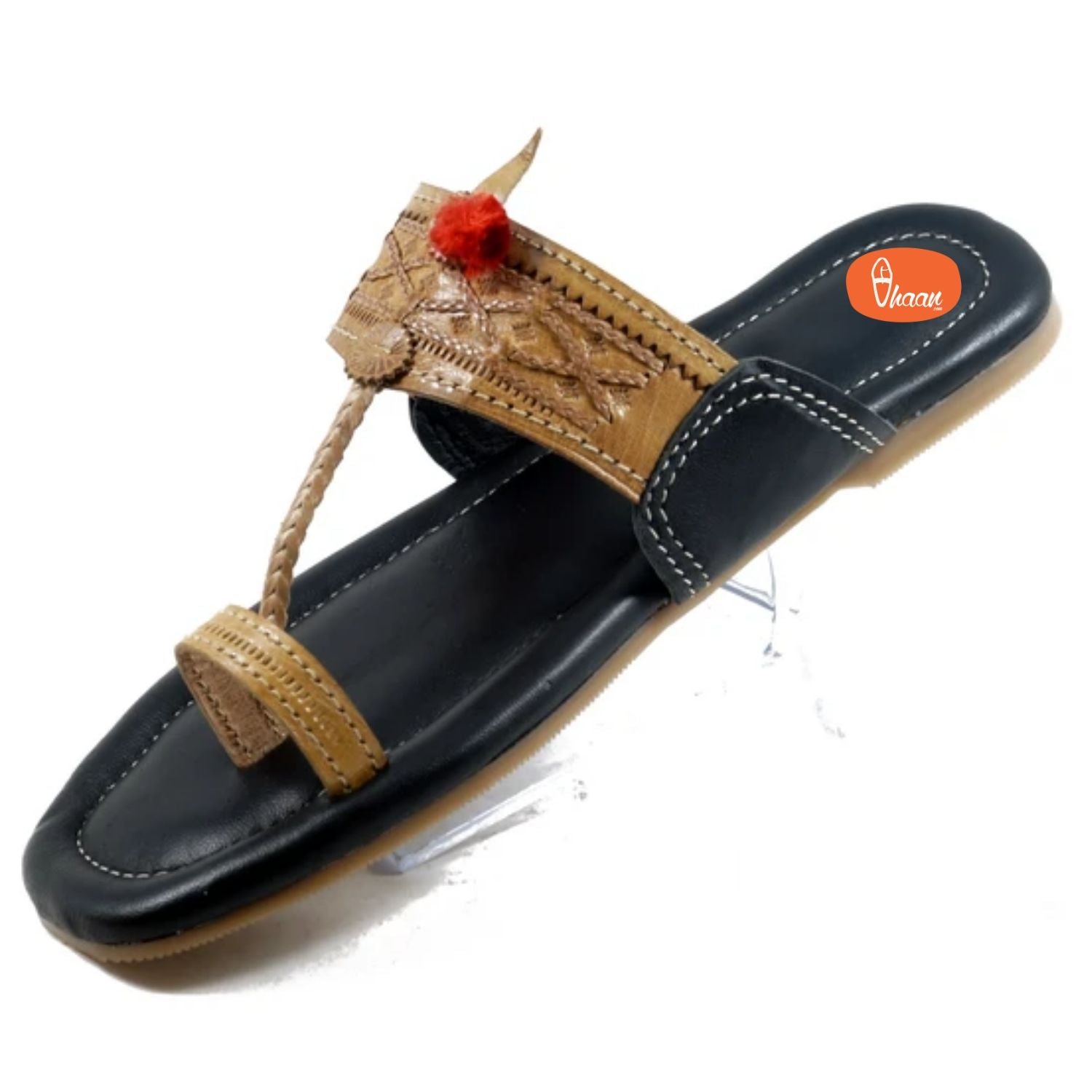 Ladies Anti Slippery Kolhapuri best Crafted Without Jari.-vhaanfootwear-6-vhaanfootwear