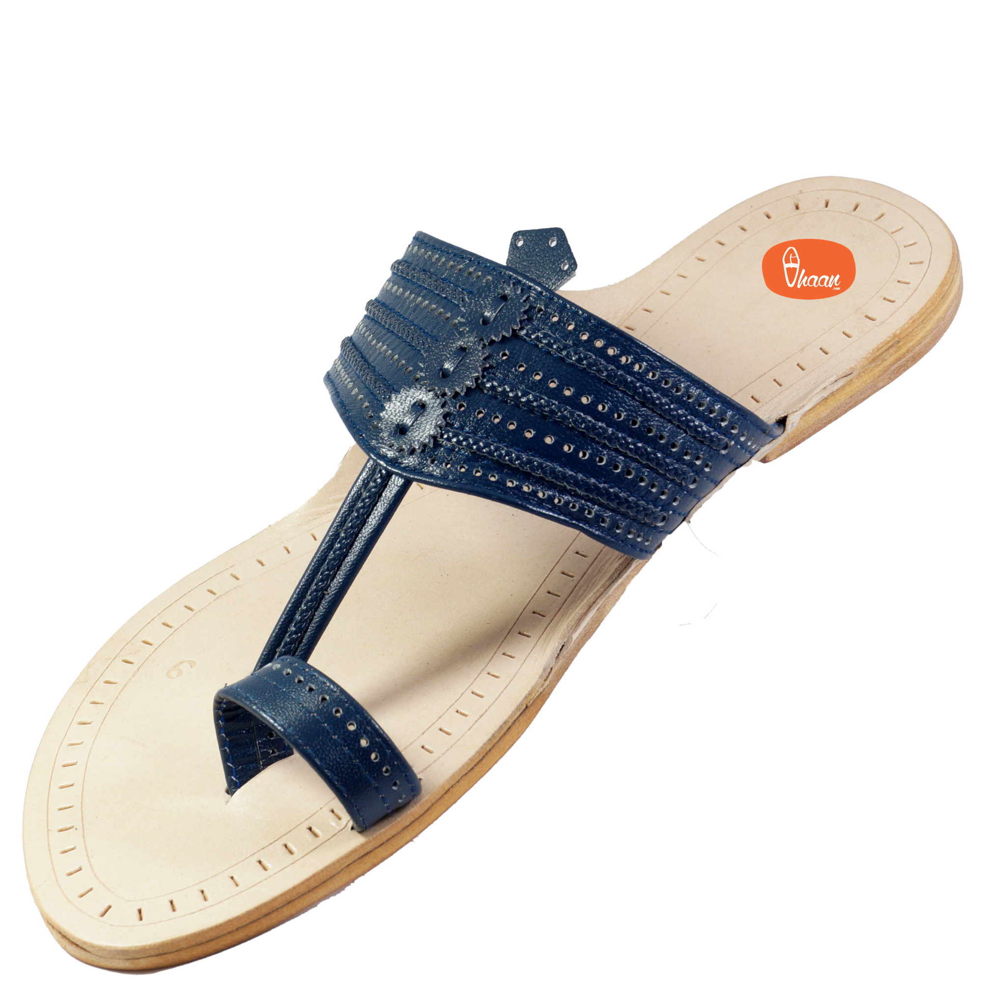 gents leather chappal