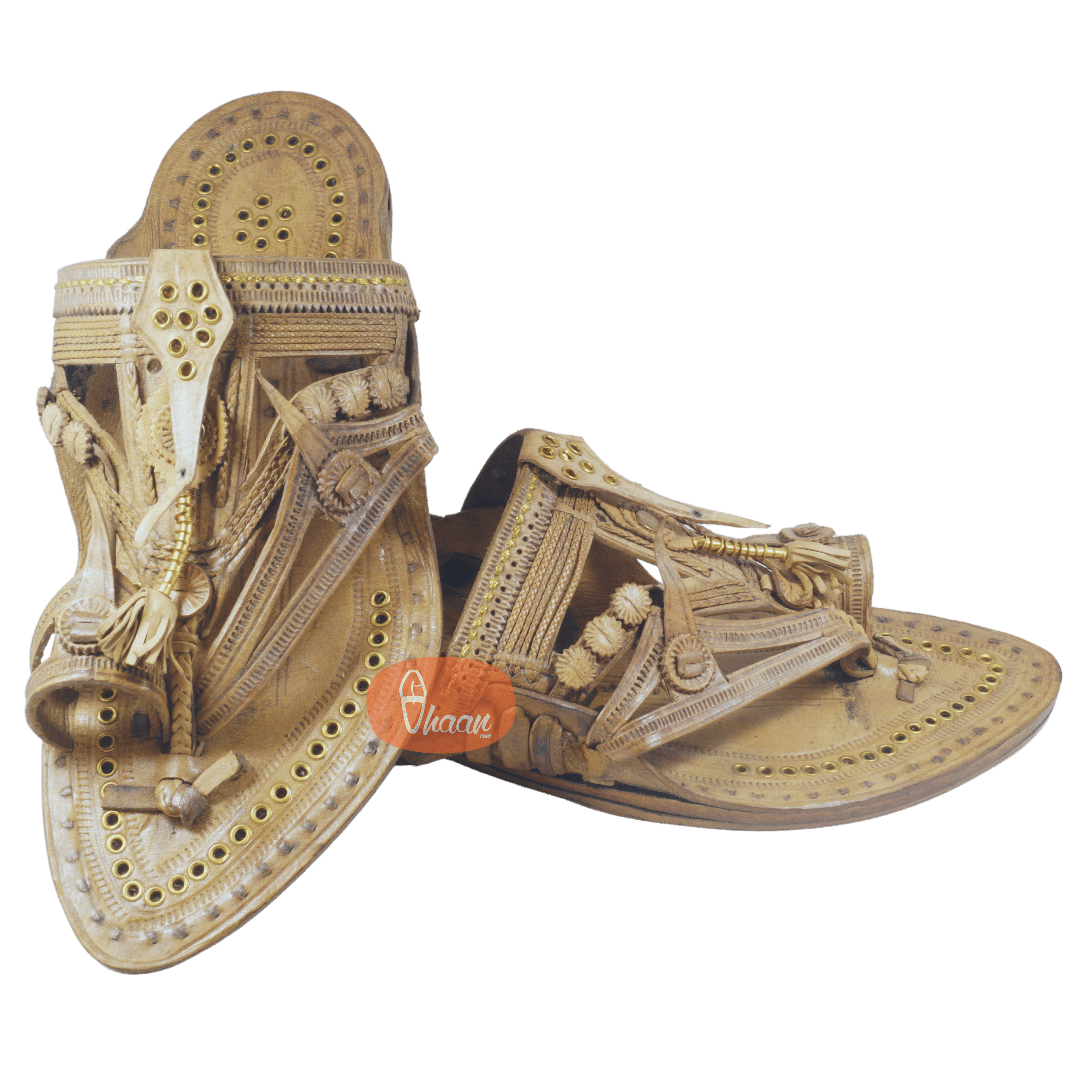 Khas Antique Handmade Shahu Kolhapuri by Vhaan1