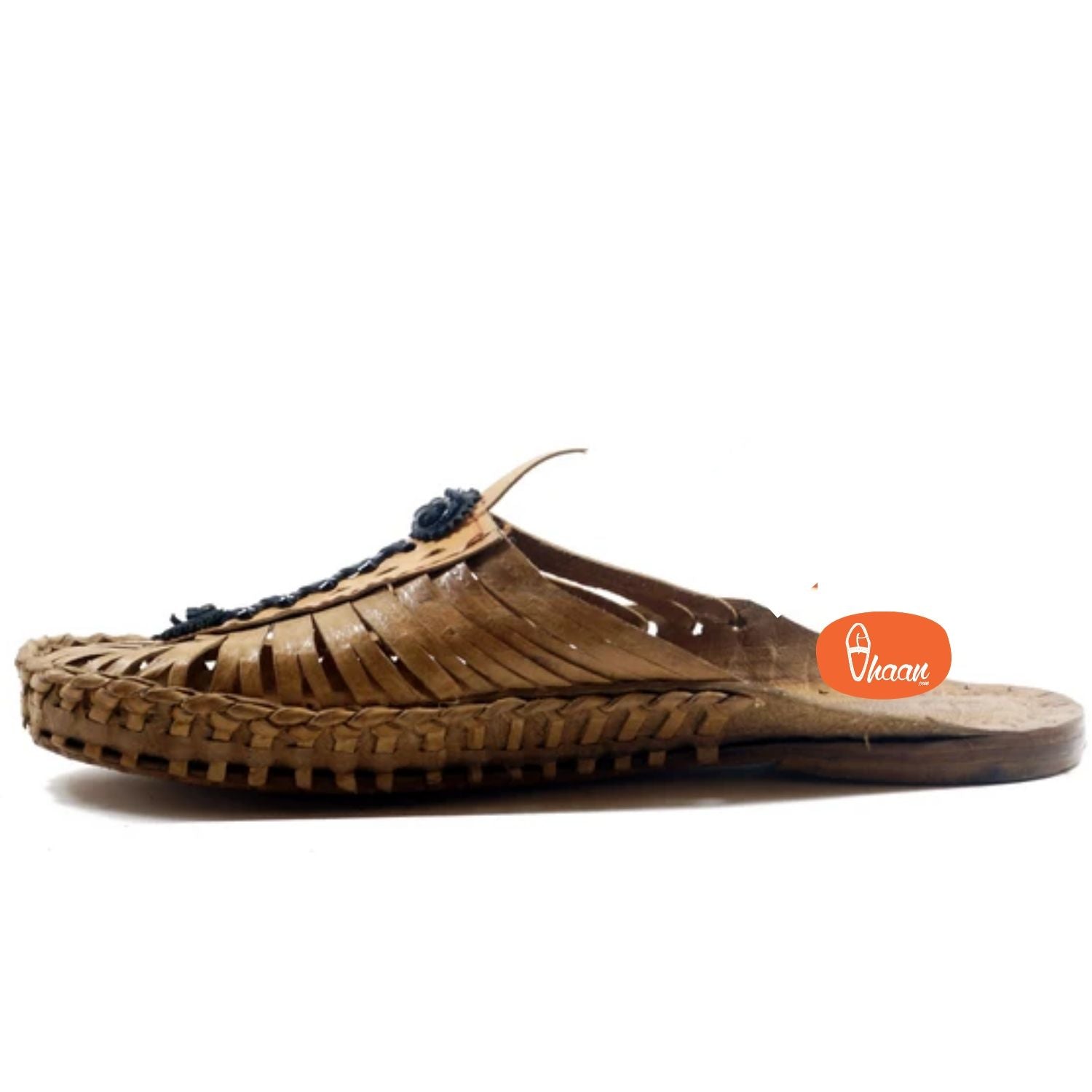 Pure leather Slip-on Kolhapuri shoes for women