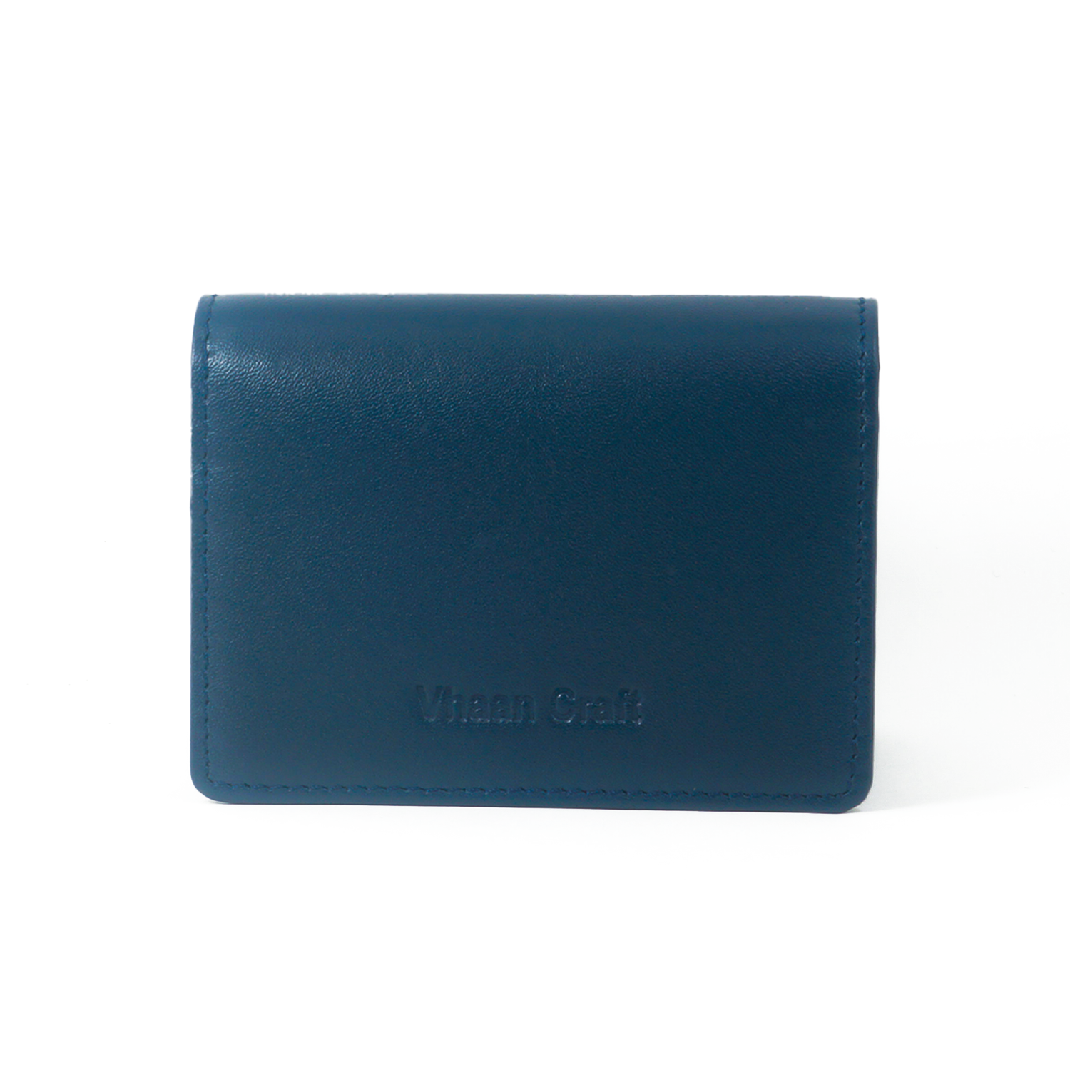 Premium Leather Card Holder with Protective Cover by Vhaan
