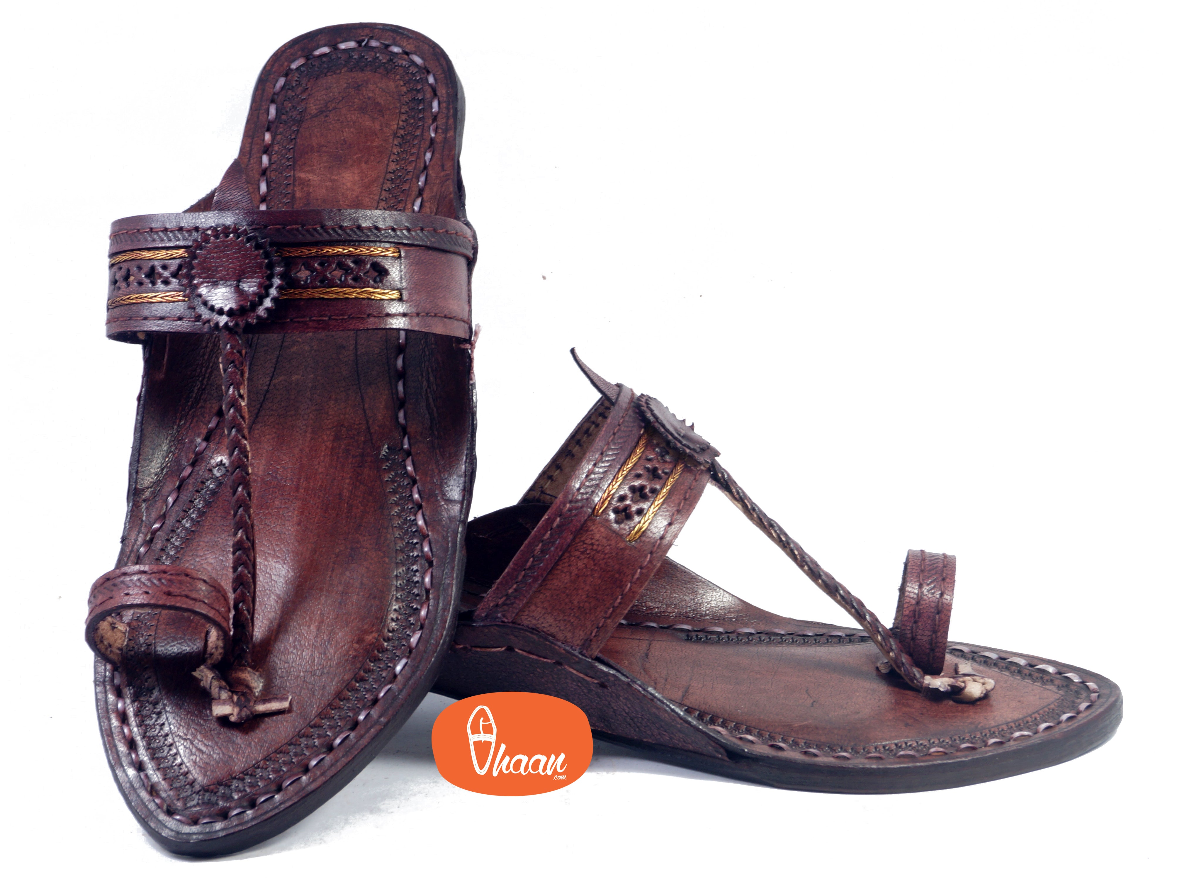 Ethnic Kolhapuri chappal for women