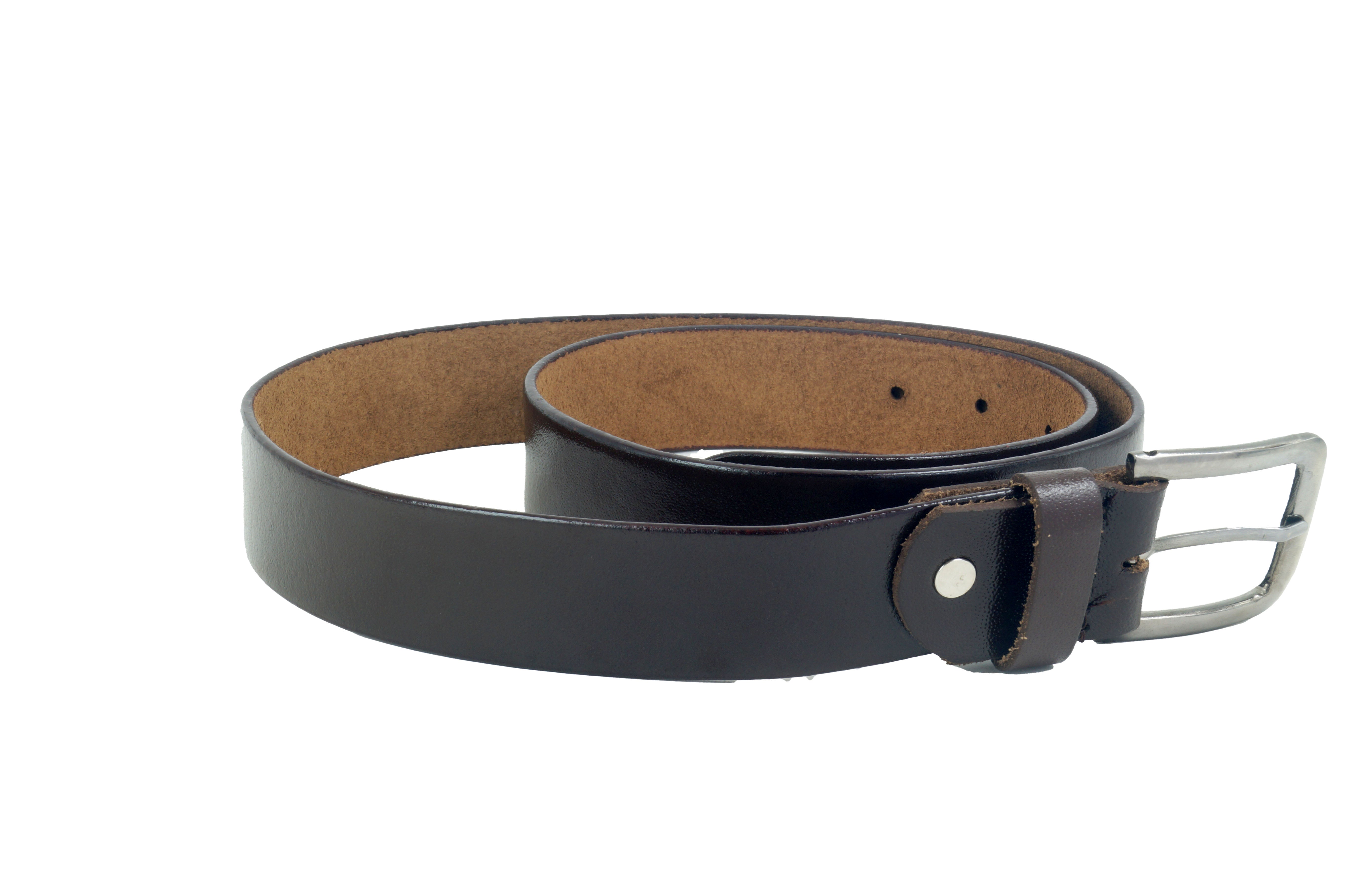 Pure Leather chrome Belt by Vhaan