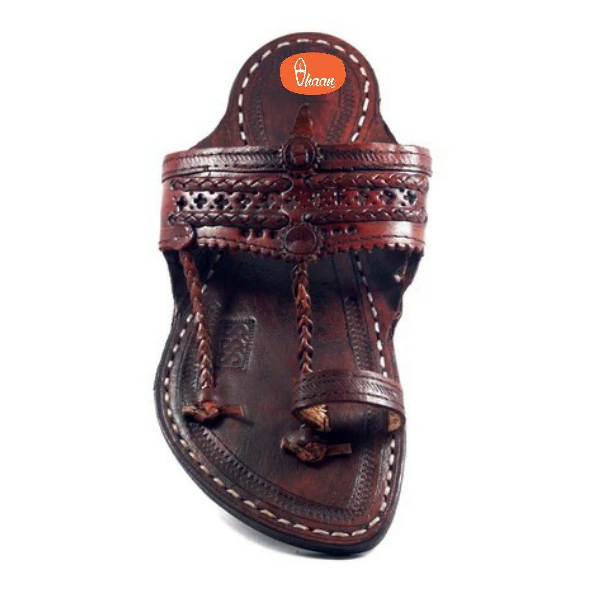 Vhaan's leather kolhapuri chappal for men