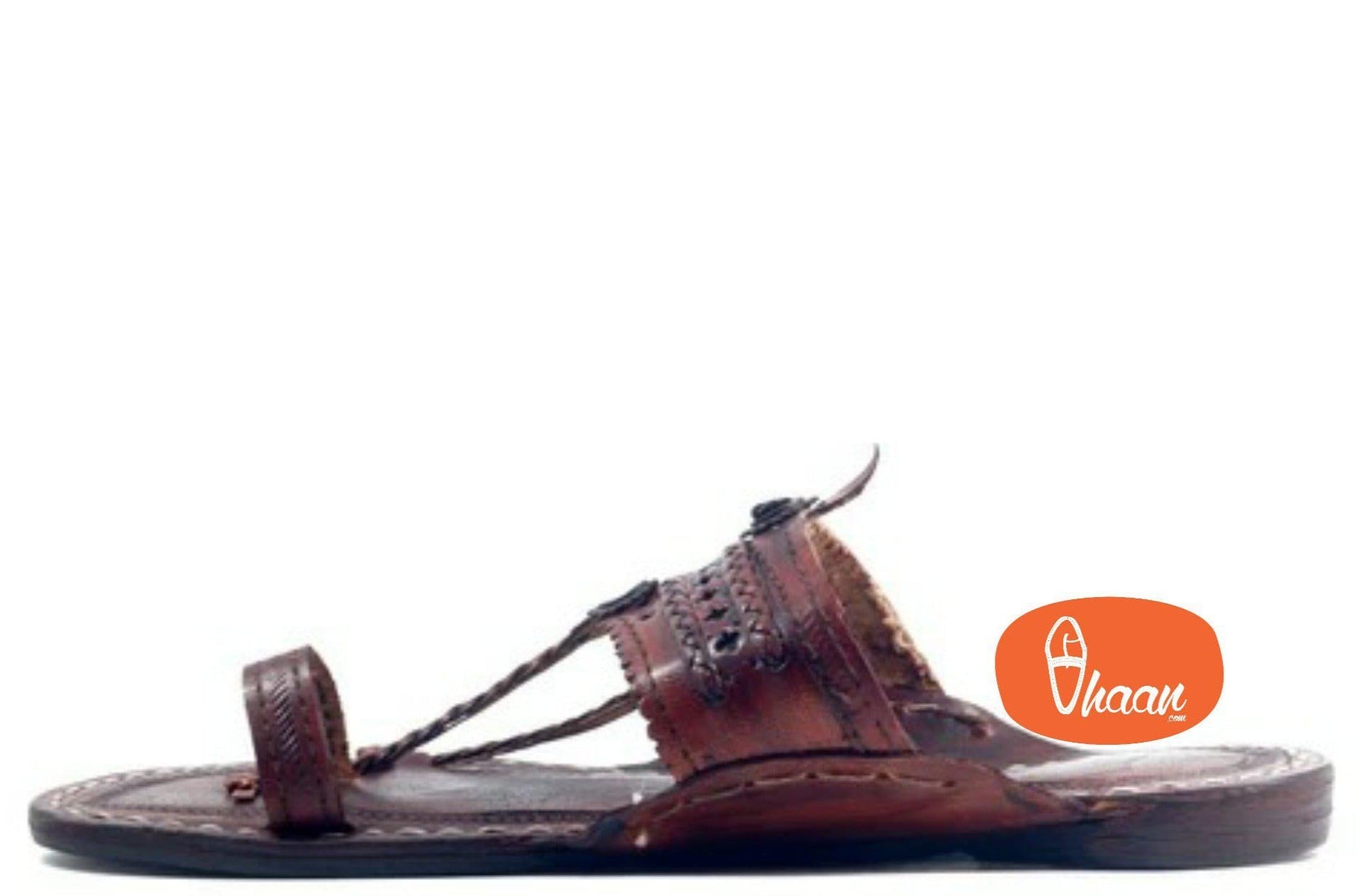 Vhaan's leather kolhapuri chappal for men
