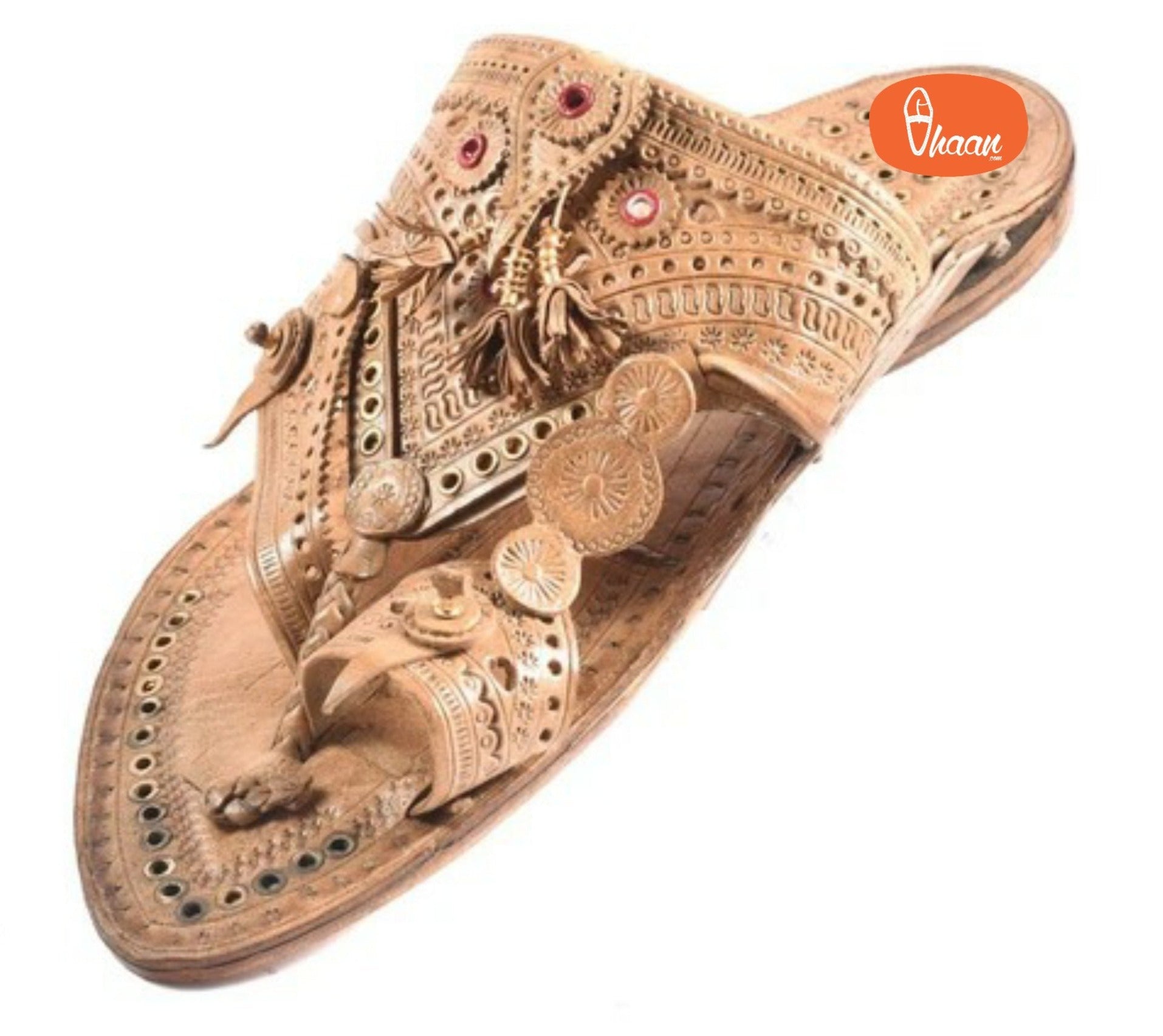 Shahu Kolhapuri Hand-Crafted Kolhapuri Chappal For Royal Men