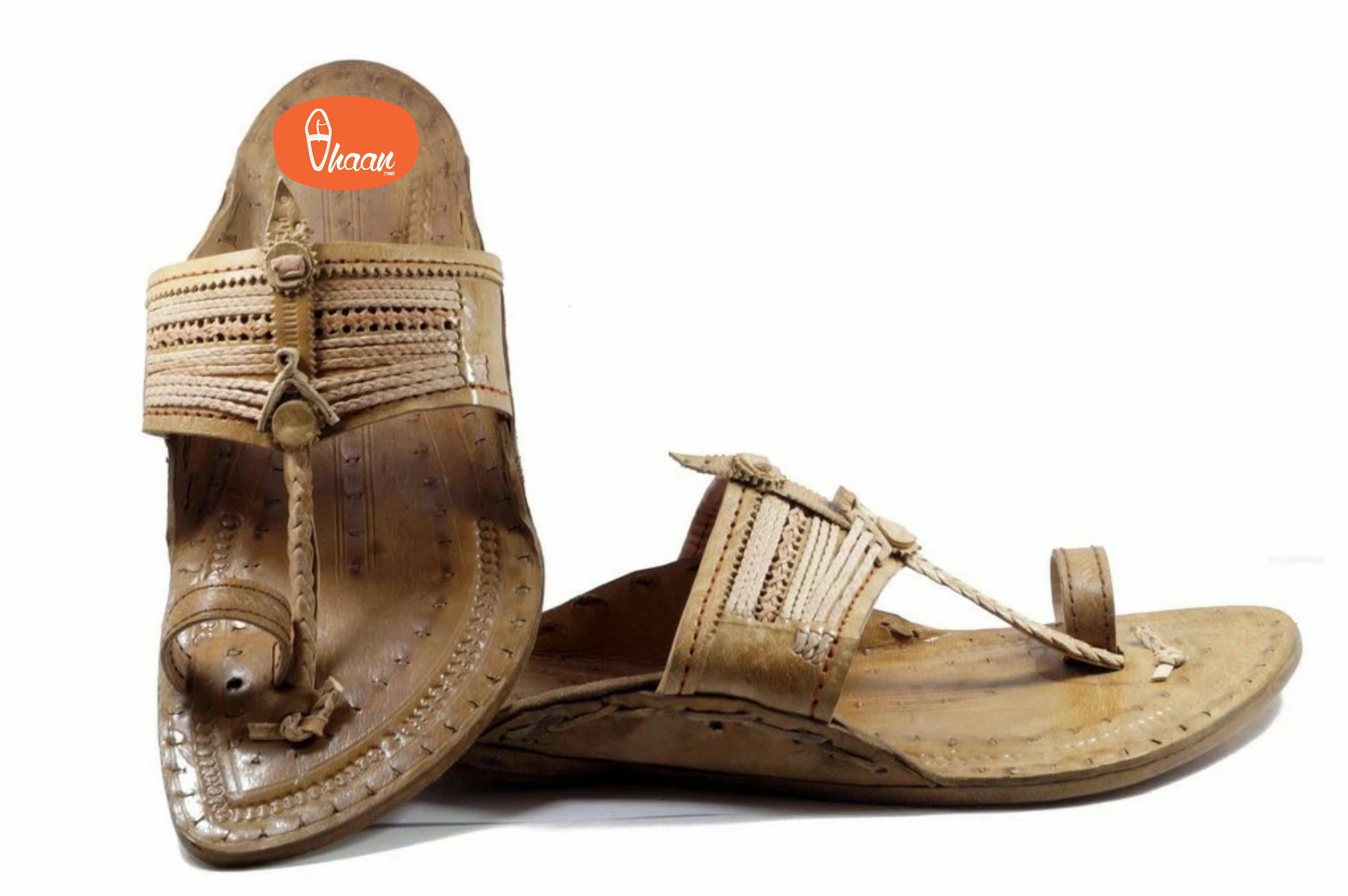 Handcrafted Thick Base Ethnic stich Senapati Kapashi Kolhapuri for men