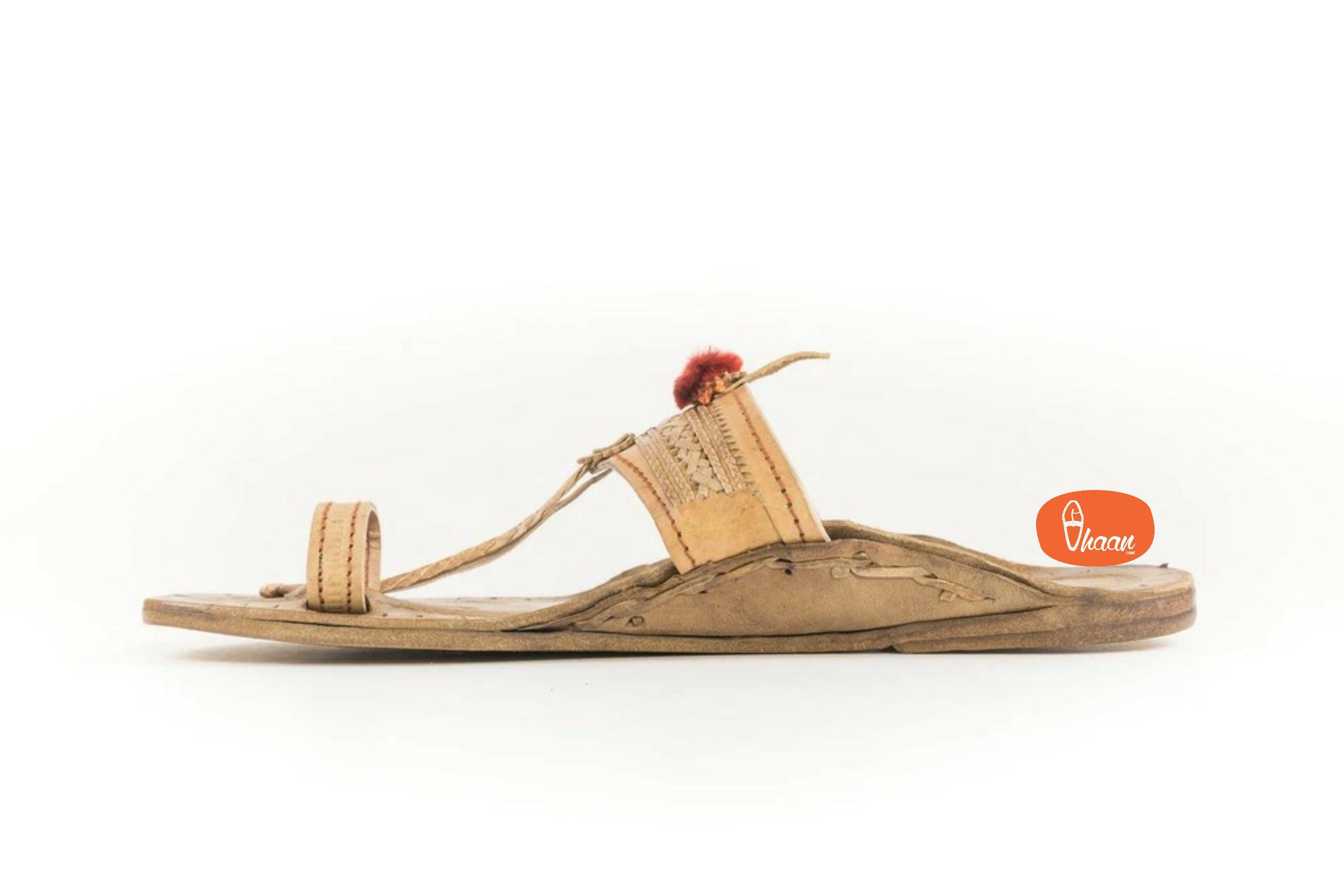 Moja shape 4 veni Kolhapuri chappal for women