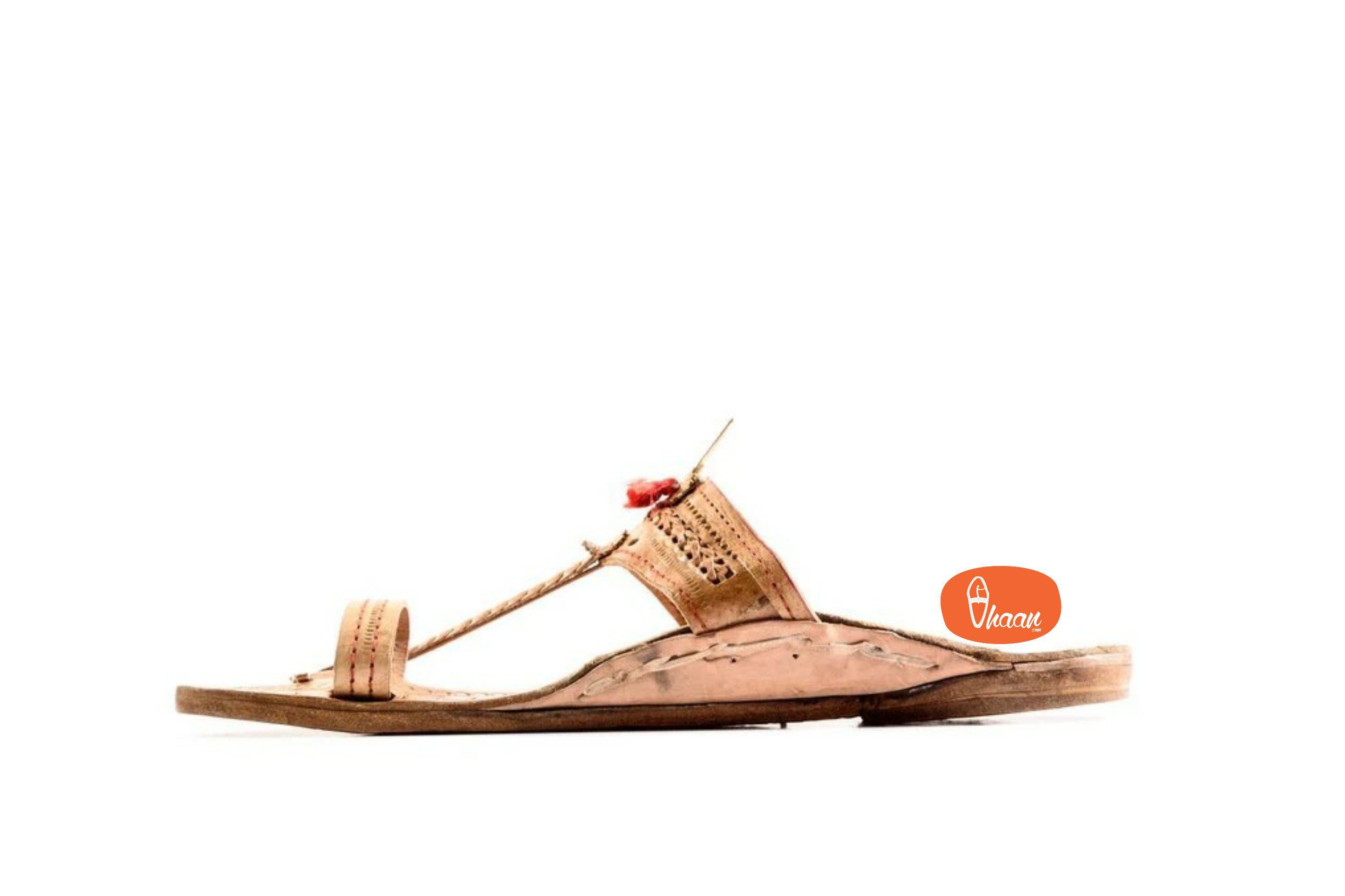 4 veni belt Kolhapuri chappal for ladies