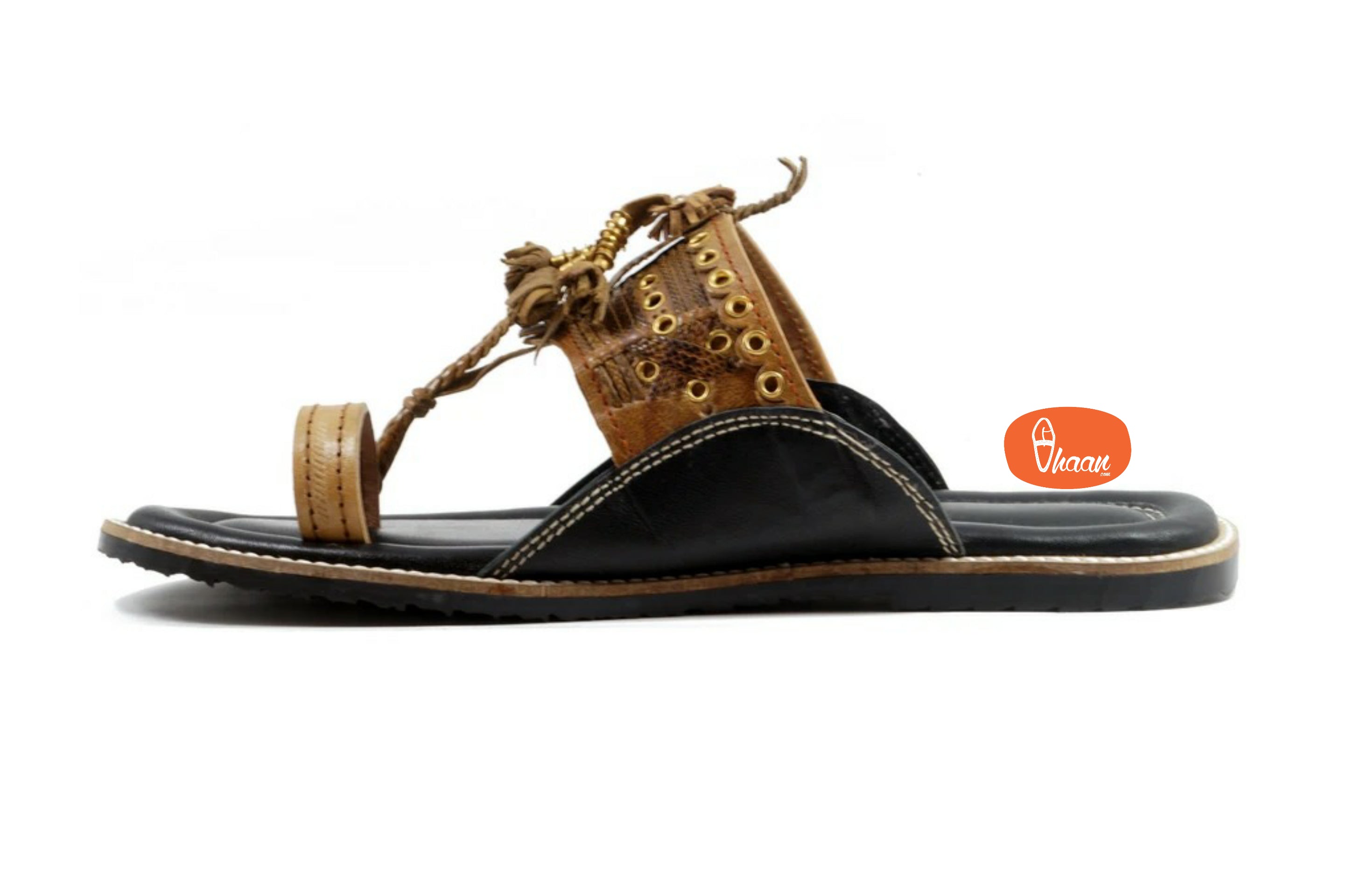 Pure leather Cushioned Anti Slippery Assal kolhapuri chappal for men-vhaanfootwear-6-vhaanfootwear