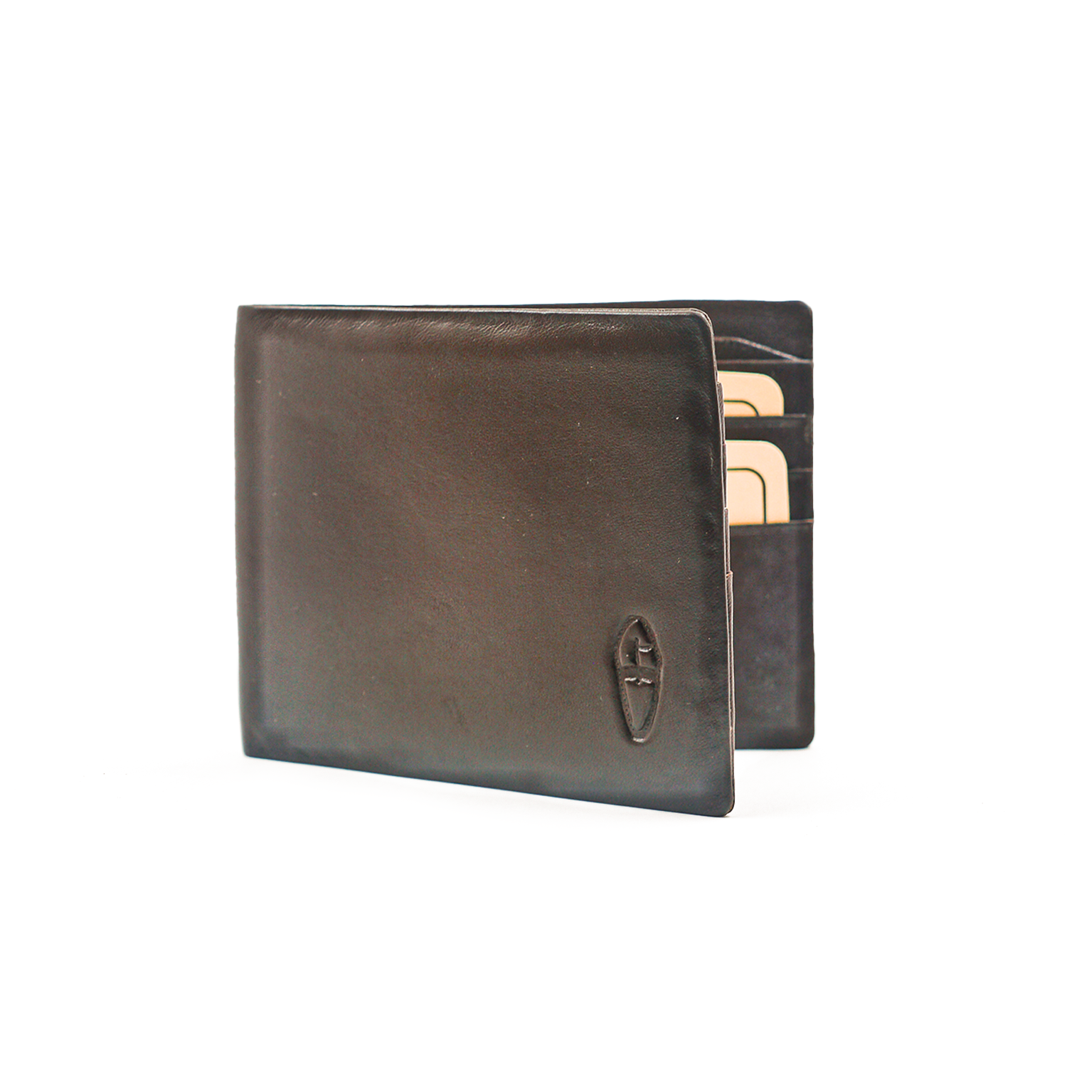 Seamless Elegance: RFID-Protected Stitchless Premium NAPPA Leather Wallets for Men - Brown