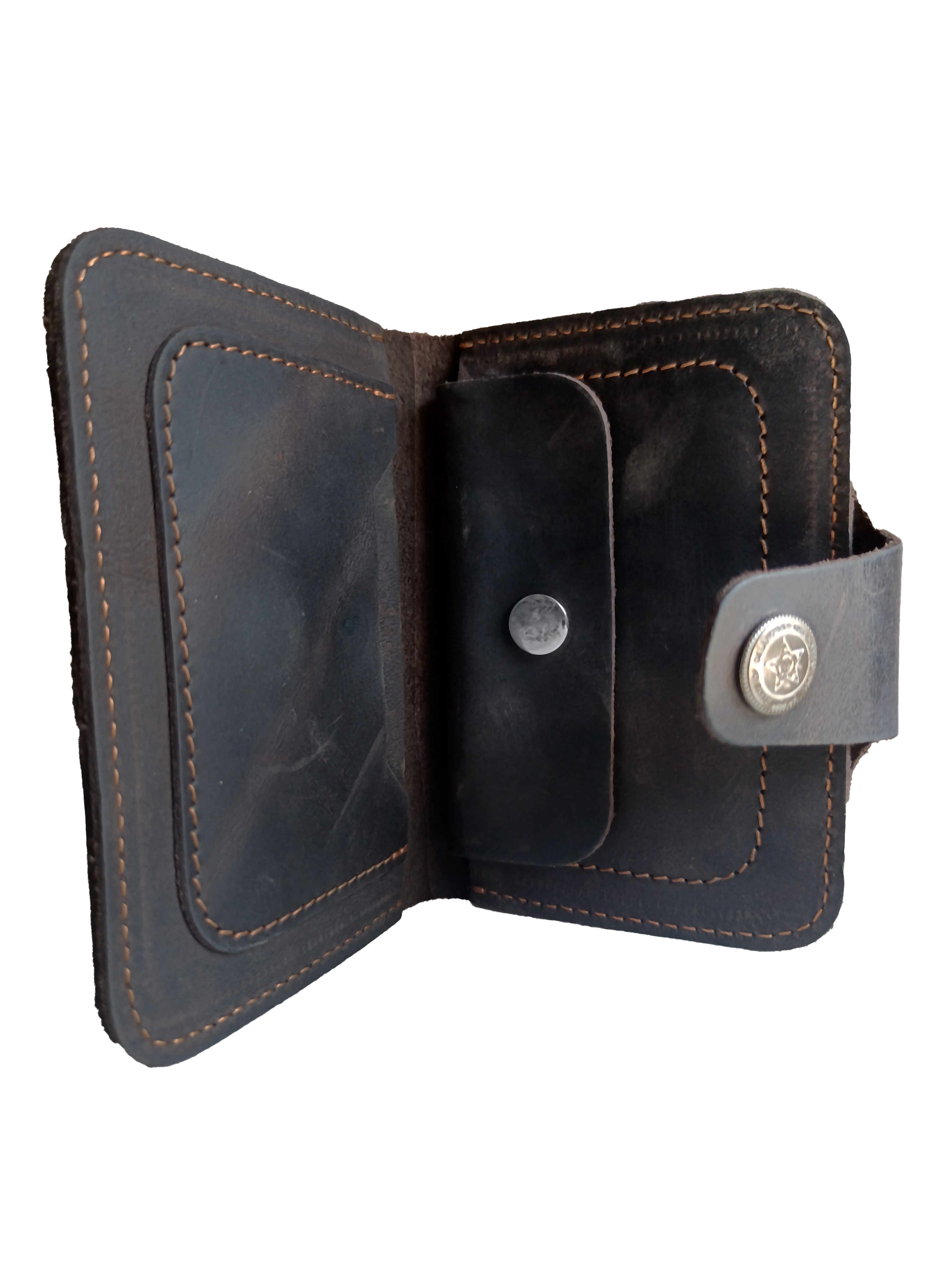 Elysian Handcrafted Organic Leather Bifold Card holder