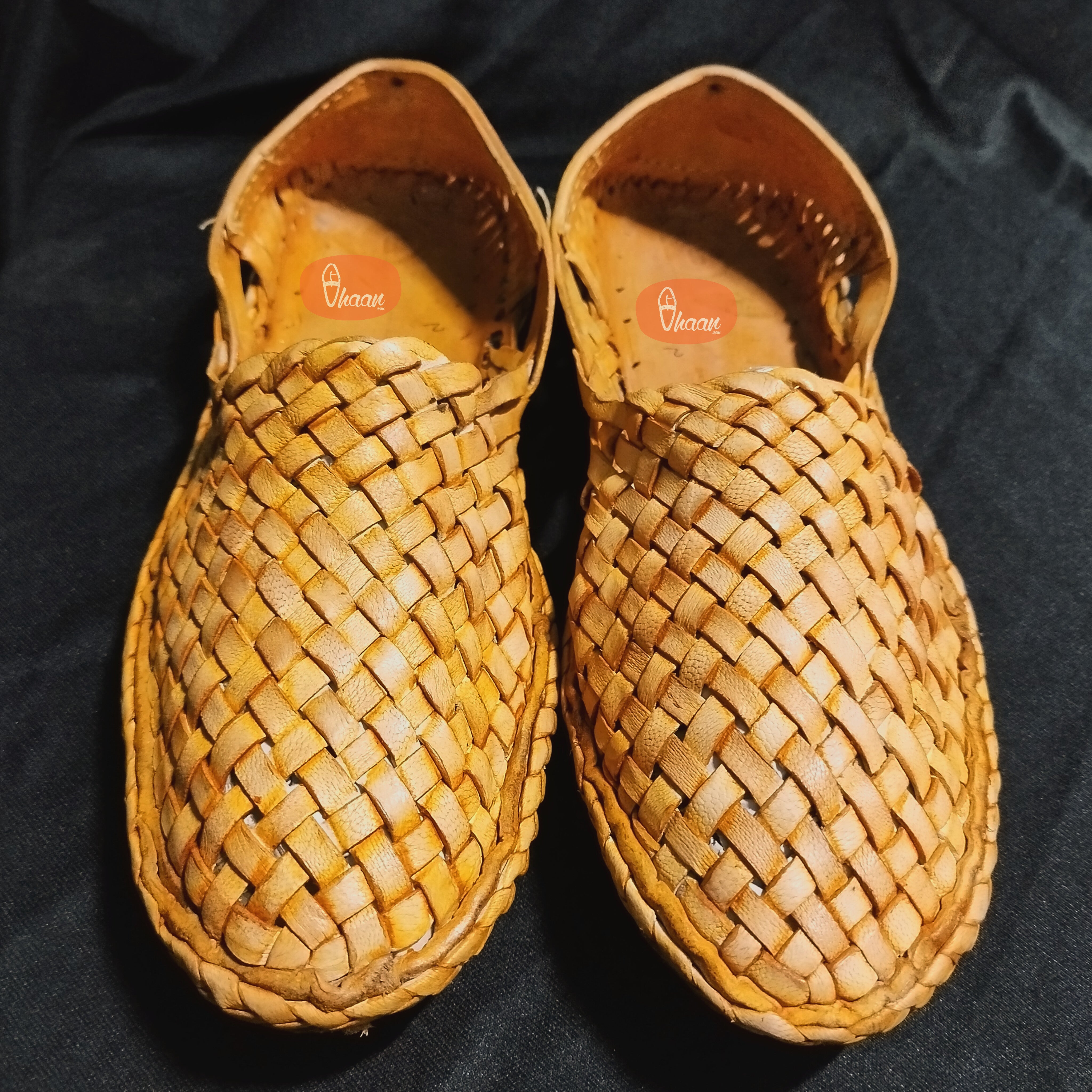 Men yellow kolhapuri shoes