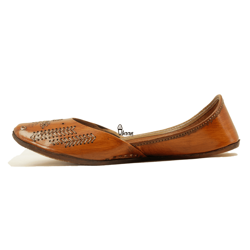 Handcrafted Authentic Pure Leather Ladies Juti by vhaan