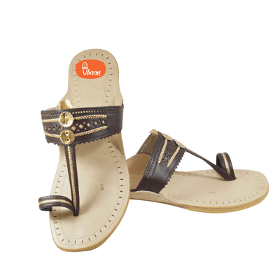 Special Soft Pure Leather Ladies Kolhapuri chappal by vhaan