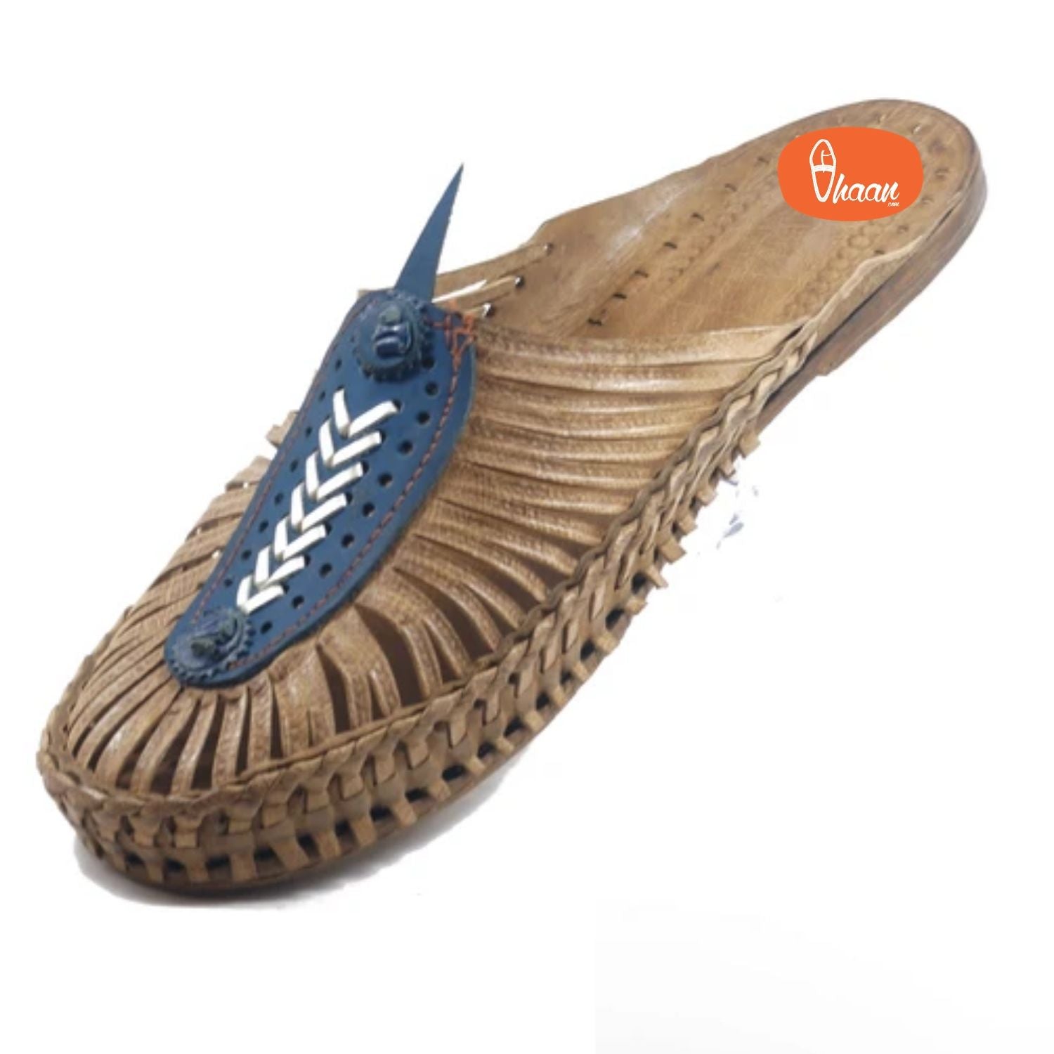 Pure leather Slip-on Kolhapuri shoes for women