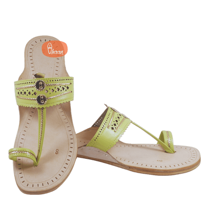Special Soft Pure Leather Ladies Kolhapuri chappal by vhaan