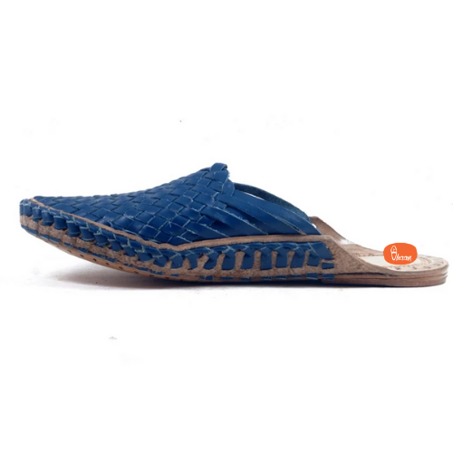 Sutra Kolhapuri shoes for women- Blue