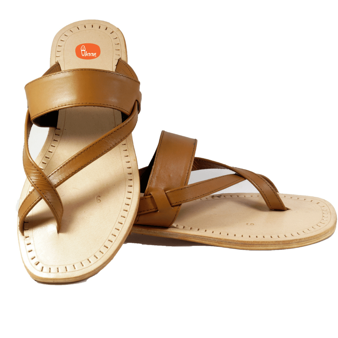 ALPER Men TAN Genuine Leather Sandals: Buy Online at Low Prices in India -  Amazon.in