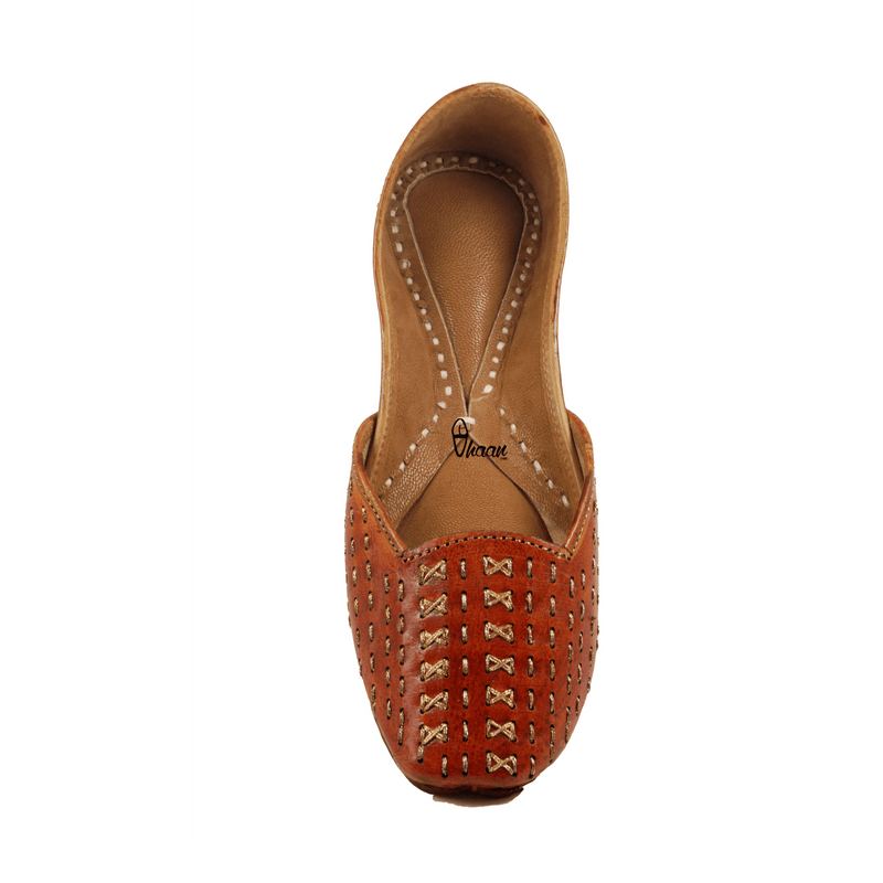 Handcrafted Authentic Leather Ladies Juti by vhaan