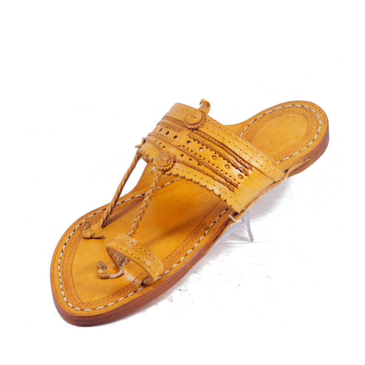 Buy Tina Purple Cut Out Kolhapuri Chappals by SANDALWALI at Ogaan Online  Shopping Site