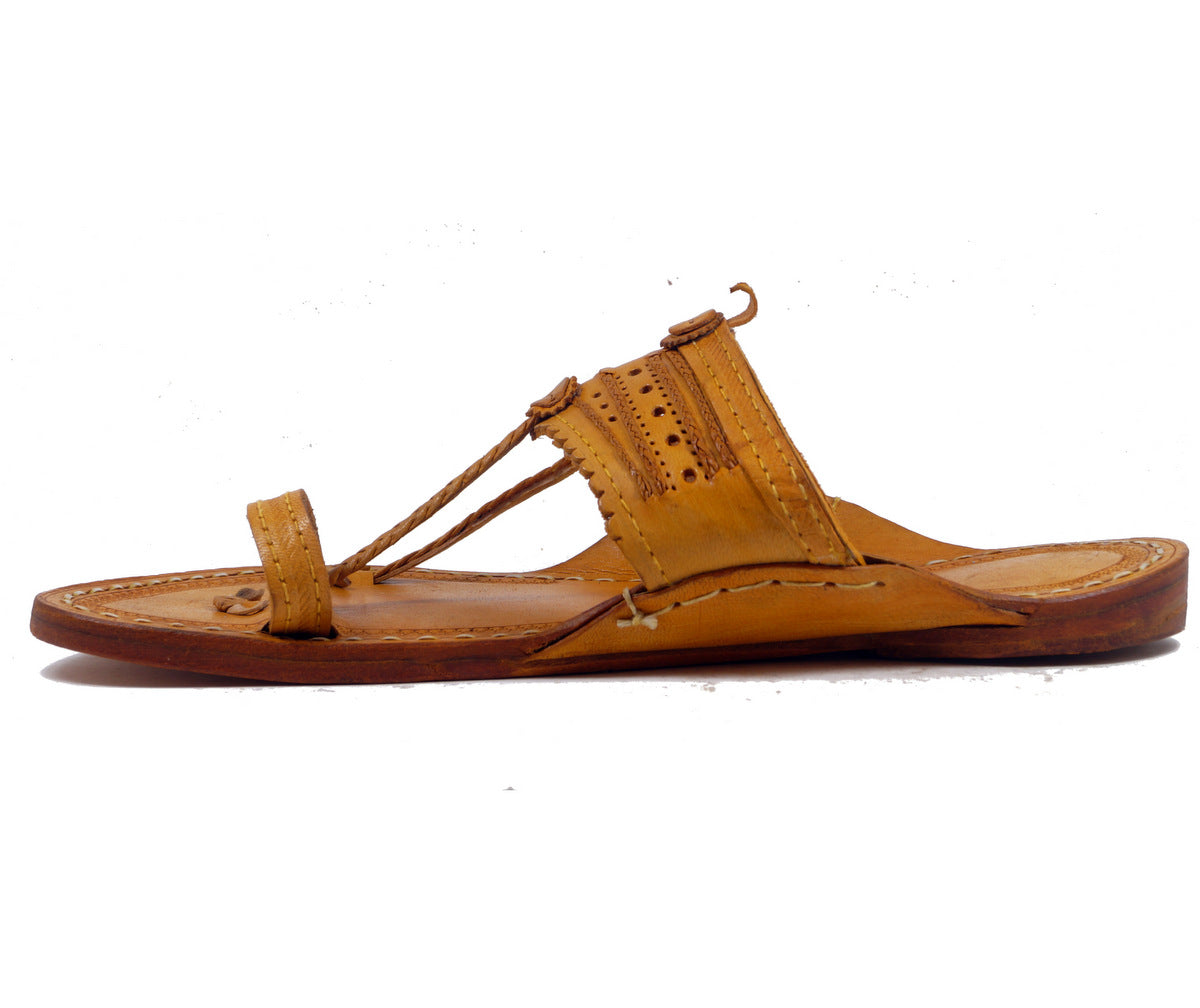 Shop Classic Kolhapuri Chappal For Men Handstitched by vhaan