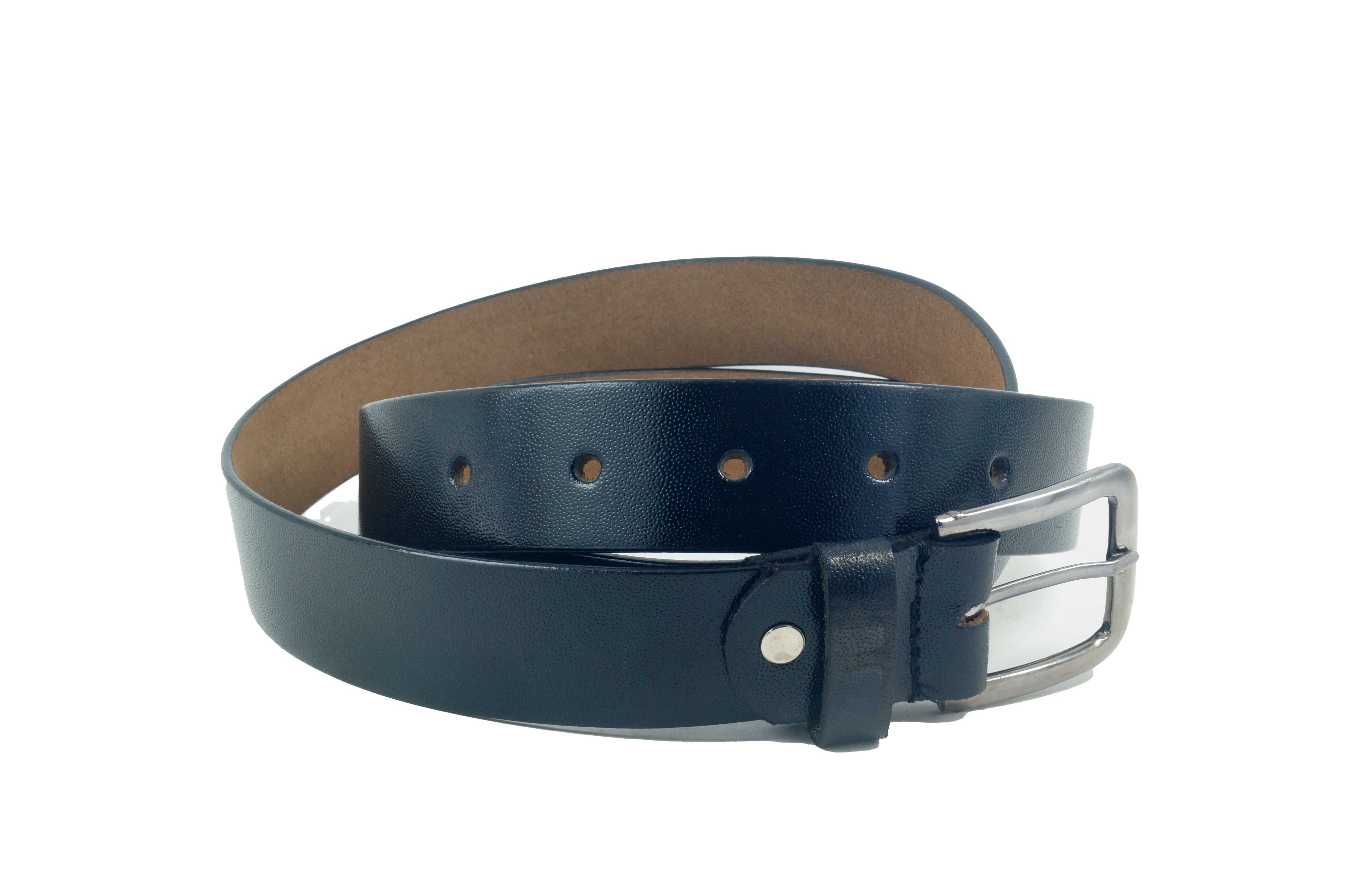 Pure Leather chrome  Belt by Vhaan