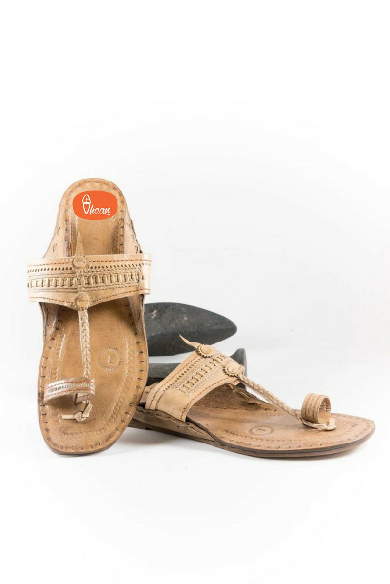 4 veni Moja shape (T) Ladies Kolhapuri chappal