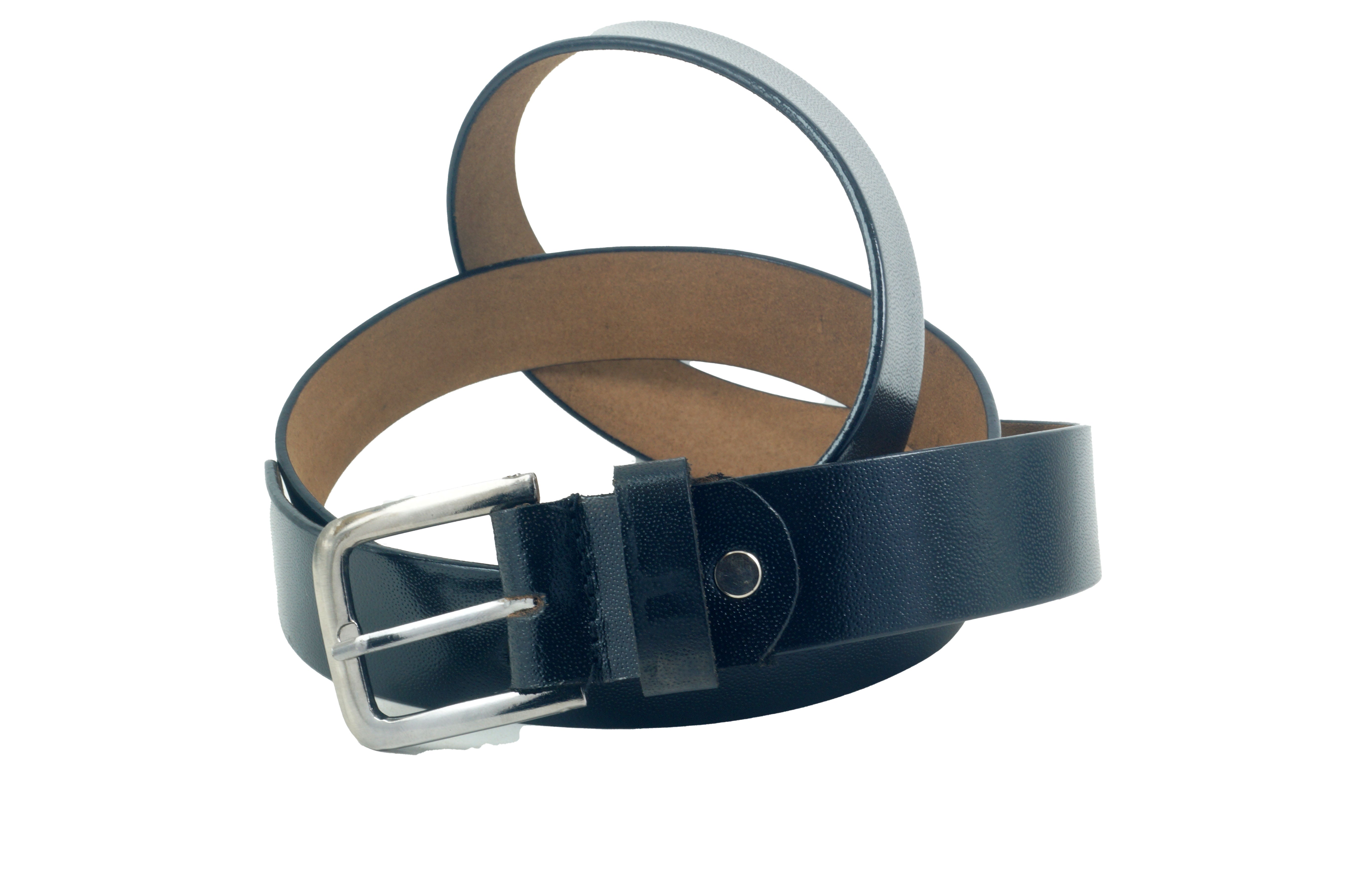 Pure Leather chrome  Belt by Vhaan